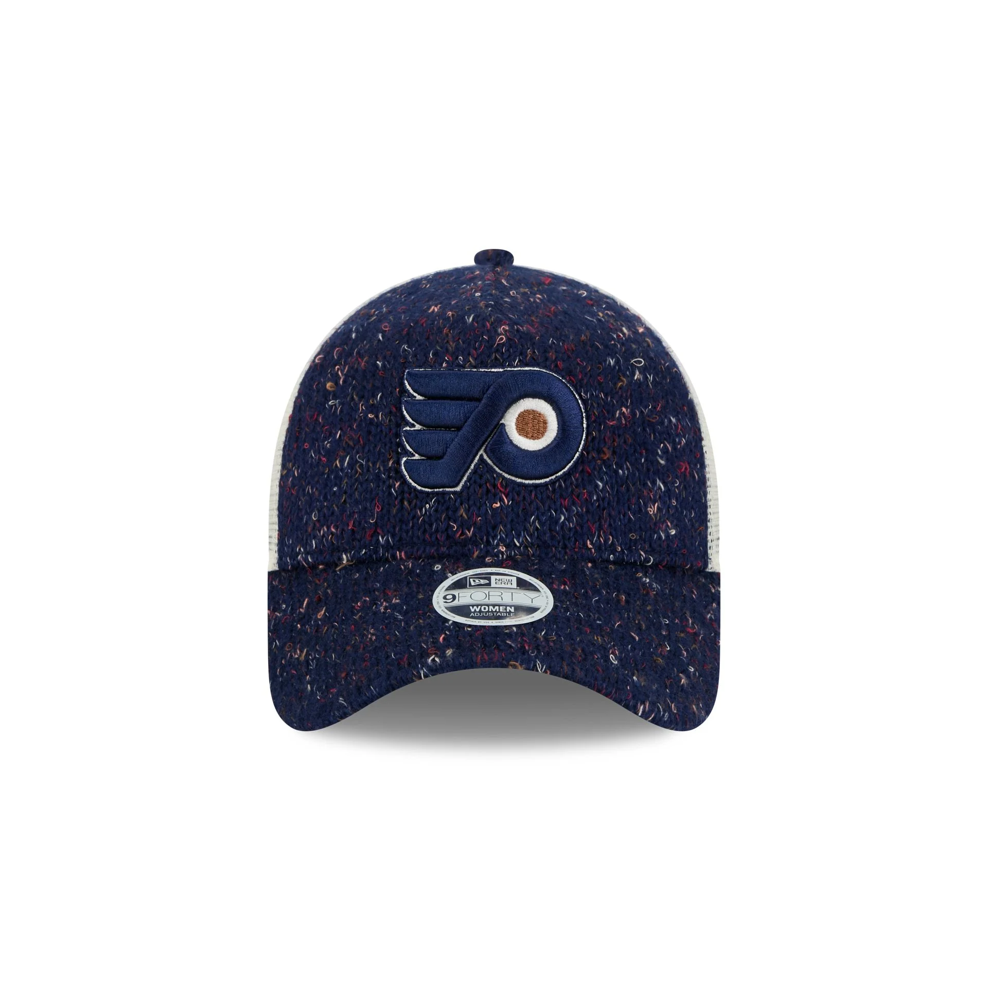 Philadelphia Flyers Knit Women's 9FORTY A-Frame Trucker Hat - Image 2