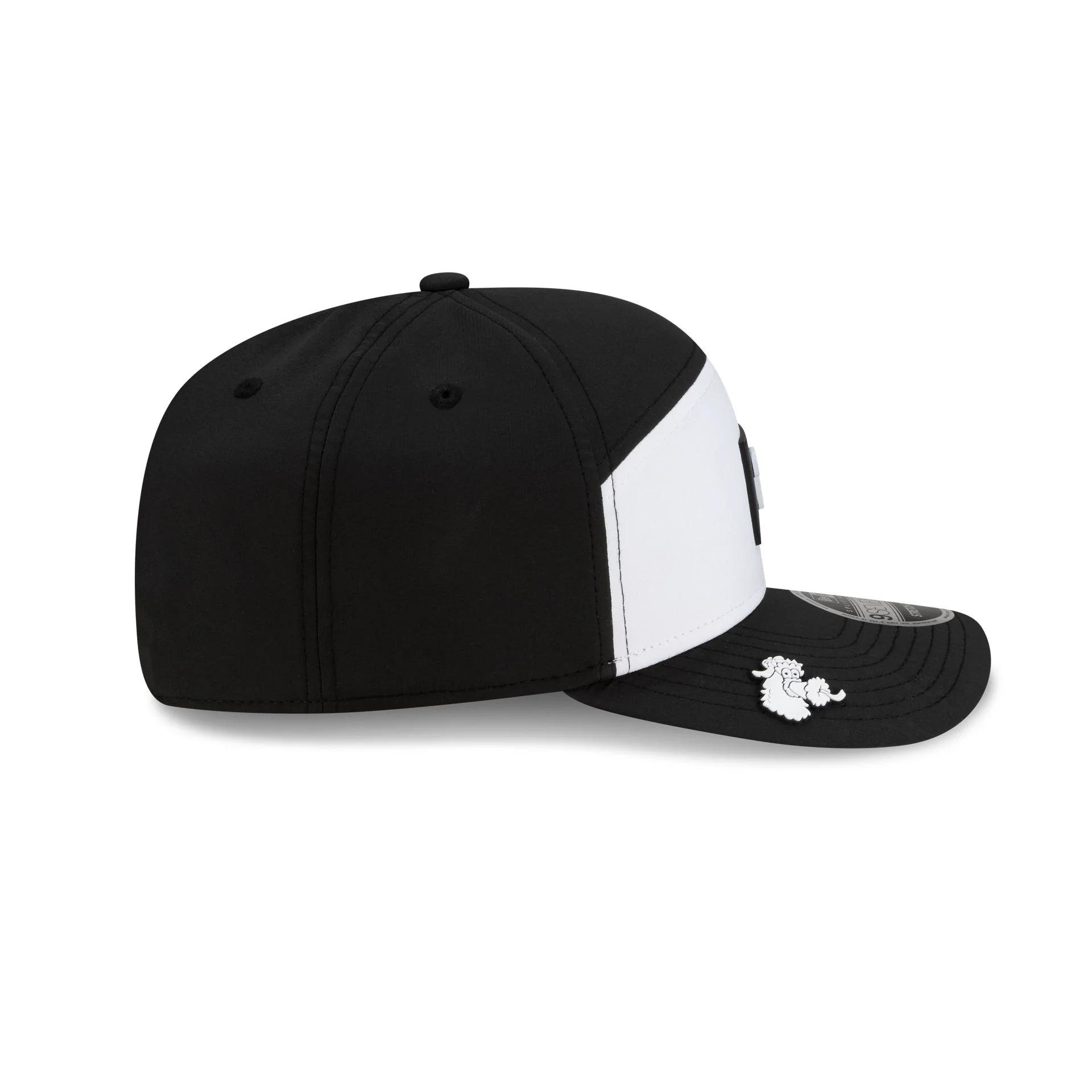 Philadelphia Phillies 2026 Clubhouse Black & White Split Panel 9SEVENTY Stretch-Snap Hat - Image 4