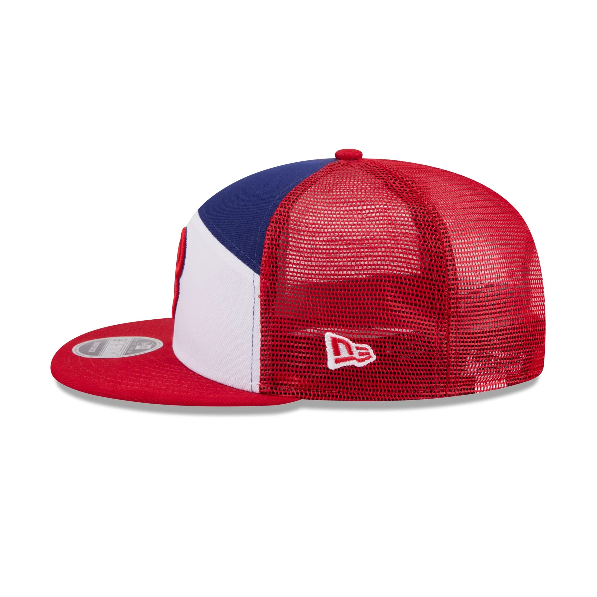 Philadelphia Phillies Block Split Panel 9FIFTY Trucker Hat - Image 4