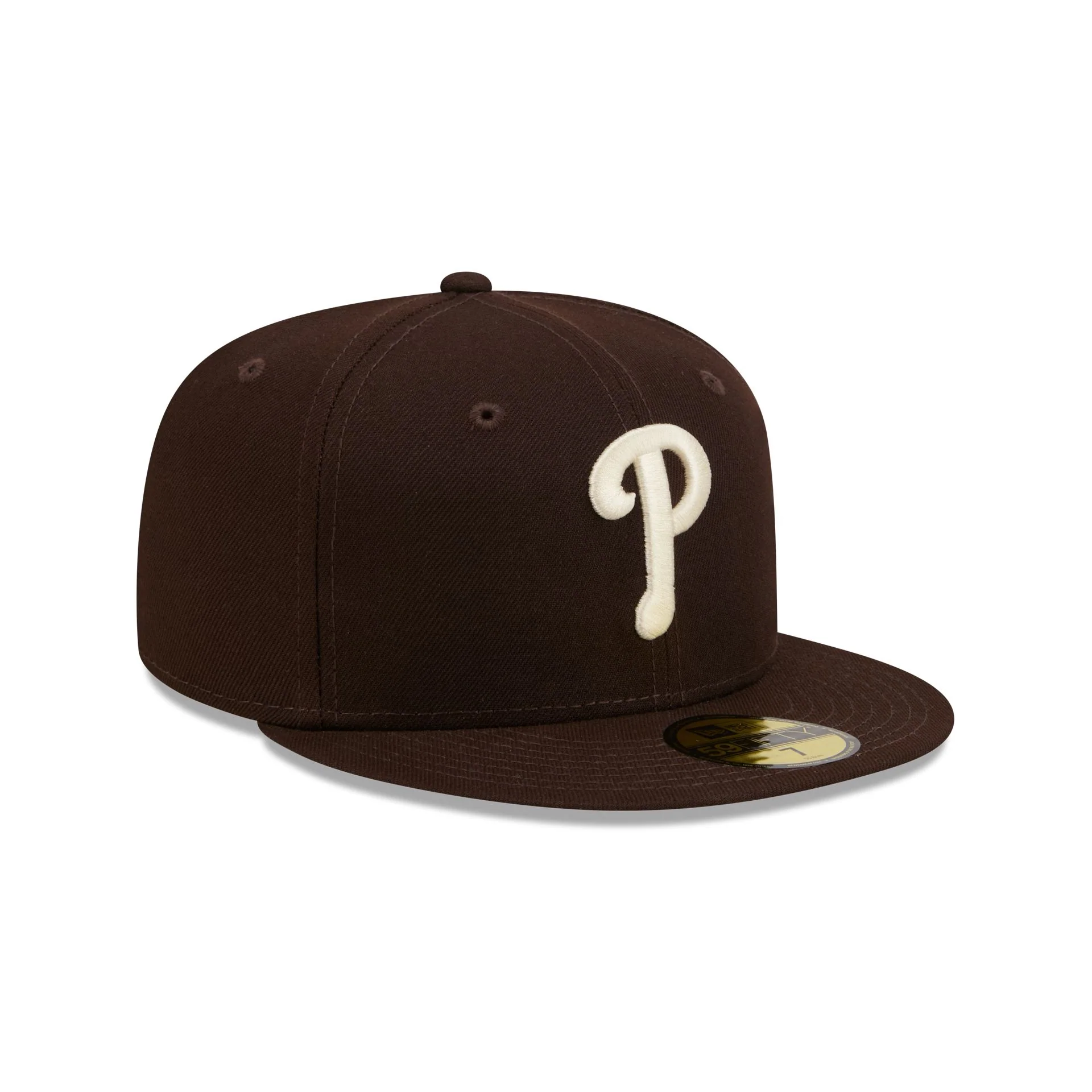 Philadelphia Phillies Brown Basic 59FIFTY Fitted Hat - Image 3