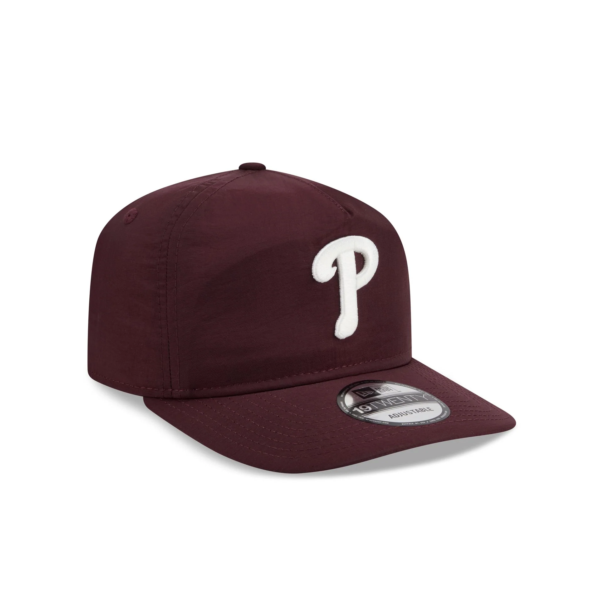 Philadelphia Phillies Burgundy Nylon 19TWENTY Adjustable Hat - Image 3