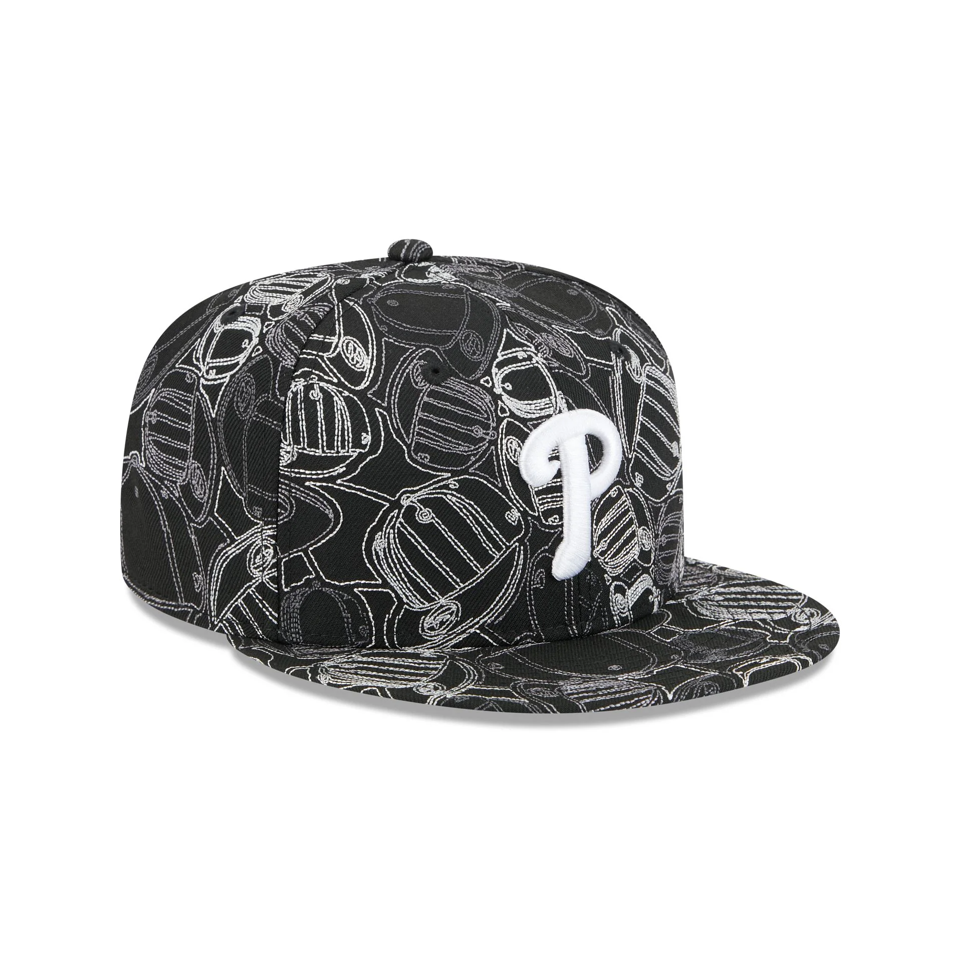 Philadelphia Phillies Cap Scramble 59FIFTY Fitted Hat - Image 3