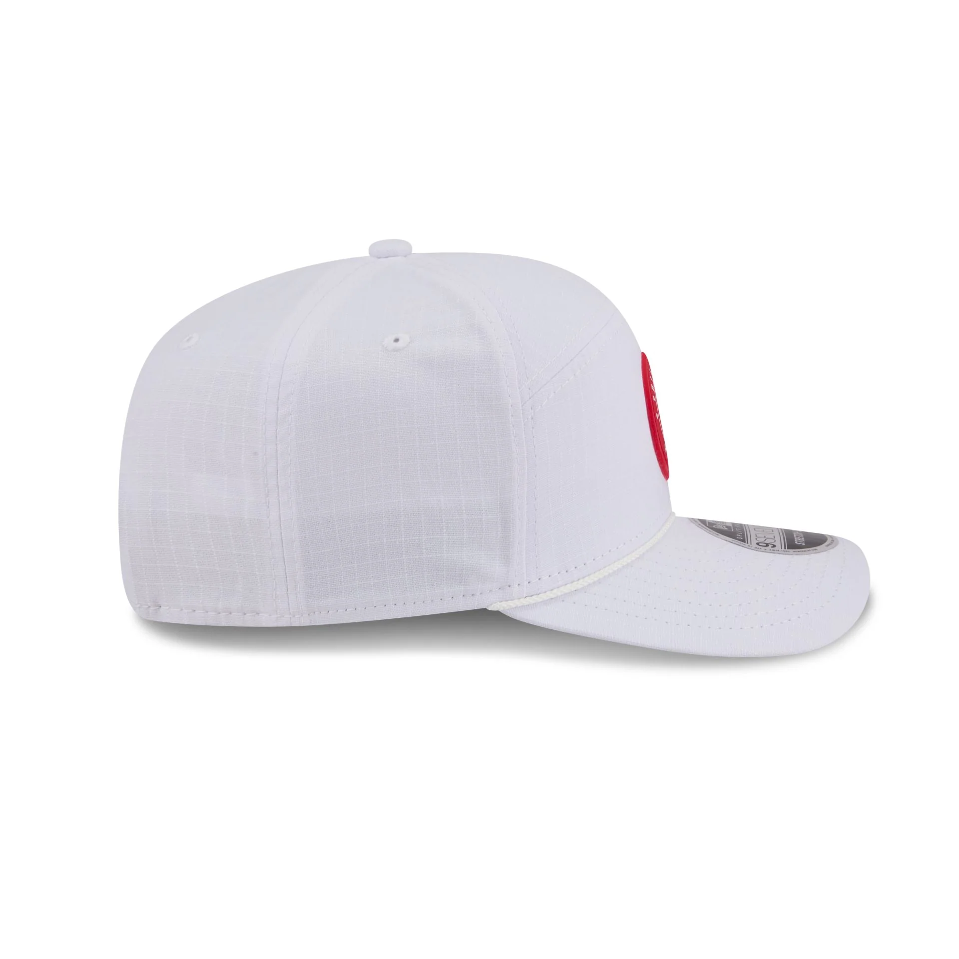 Philadelphia Phillies Circle Logo White Split Panel 9SEVENTY Stretch-Snap Hat - Image 5