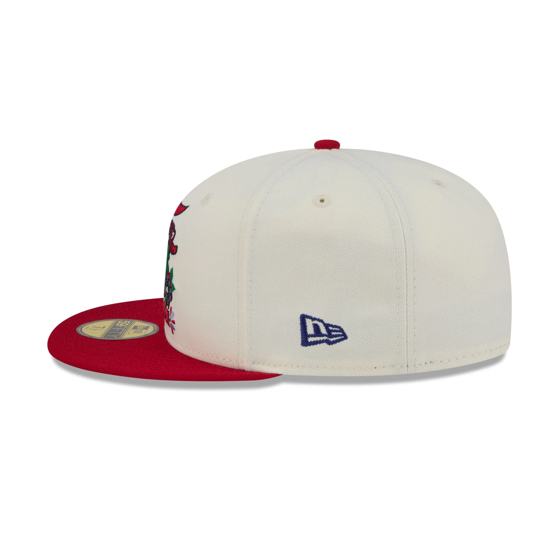 Philadelphia Phillies Day of the Dead Sugar Skull Mascot 59FIFTY Fitted Hat - Image 5