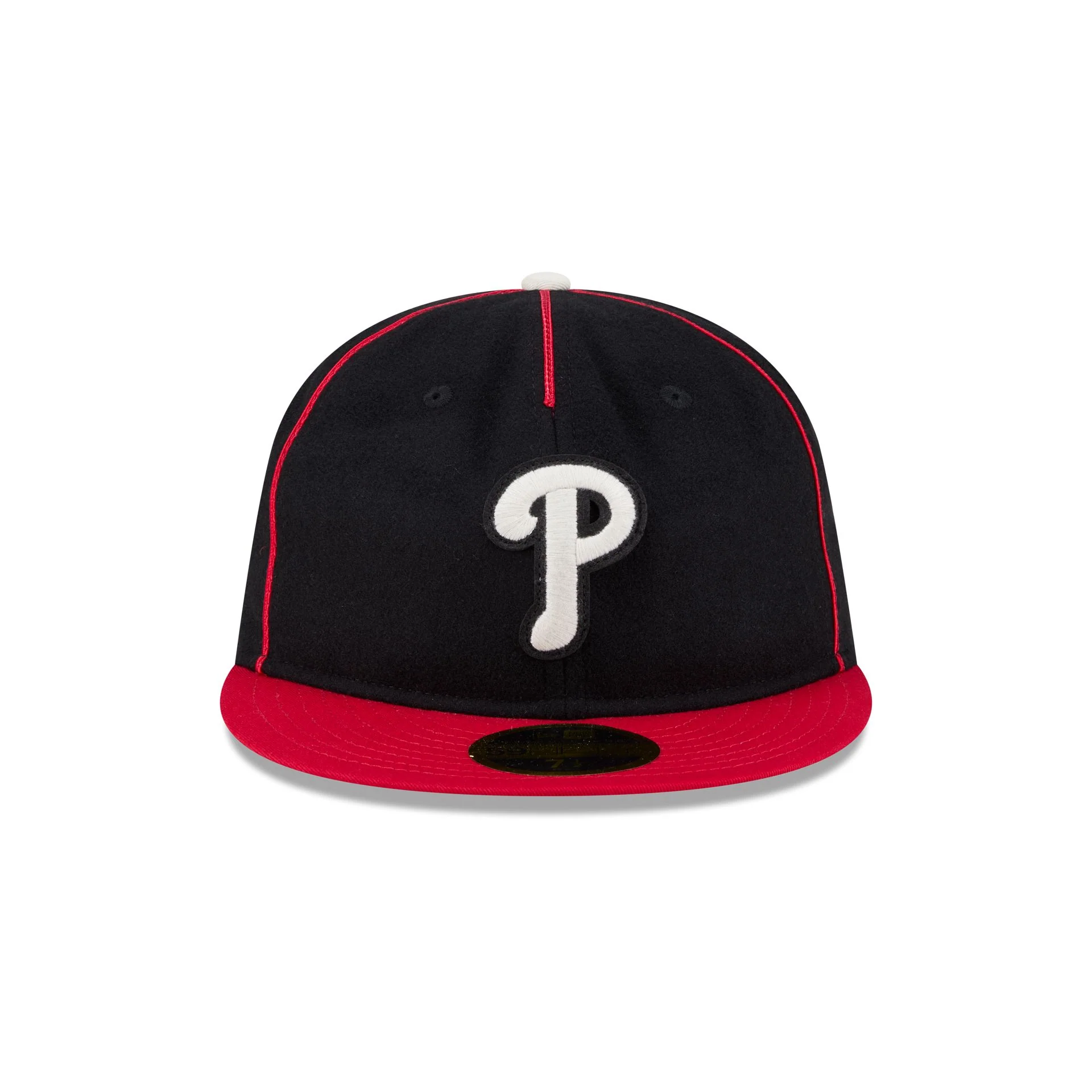 Philadelphia Phillies Felt Logo Retro Crown 59FIFTY Fitted Hat - Image 2