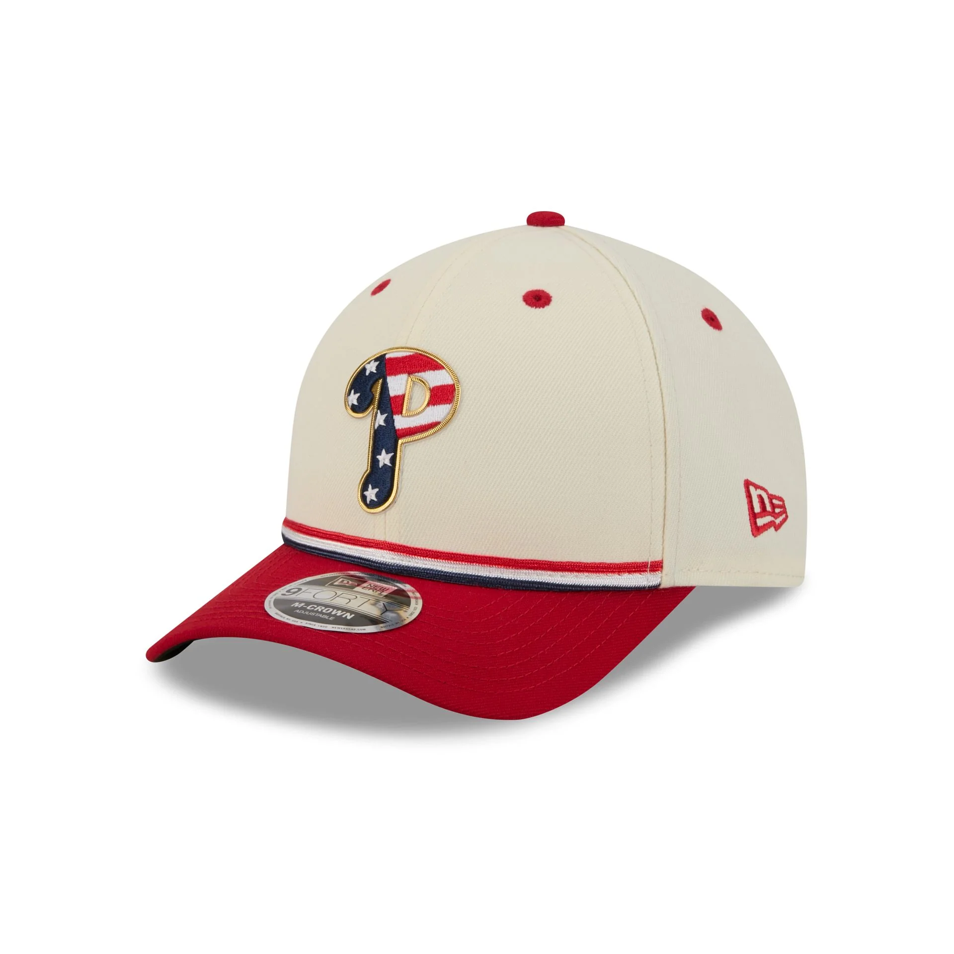 Philadelphia Phillies Independence Day 2026 9FORTY M-Crown Snapback Hat - Image 3