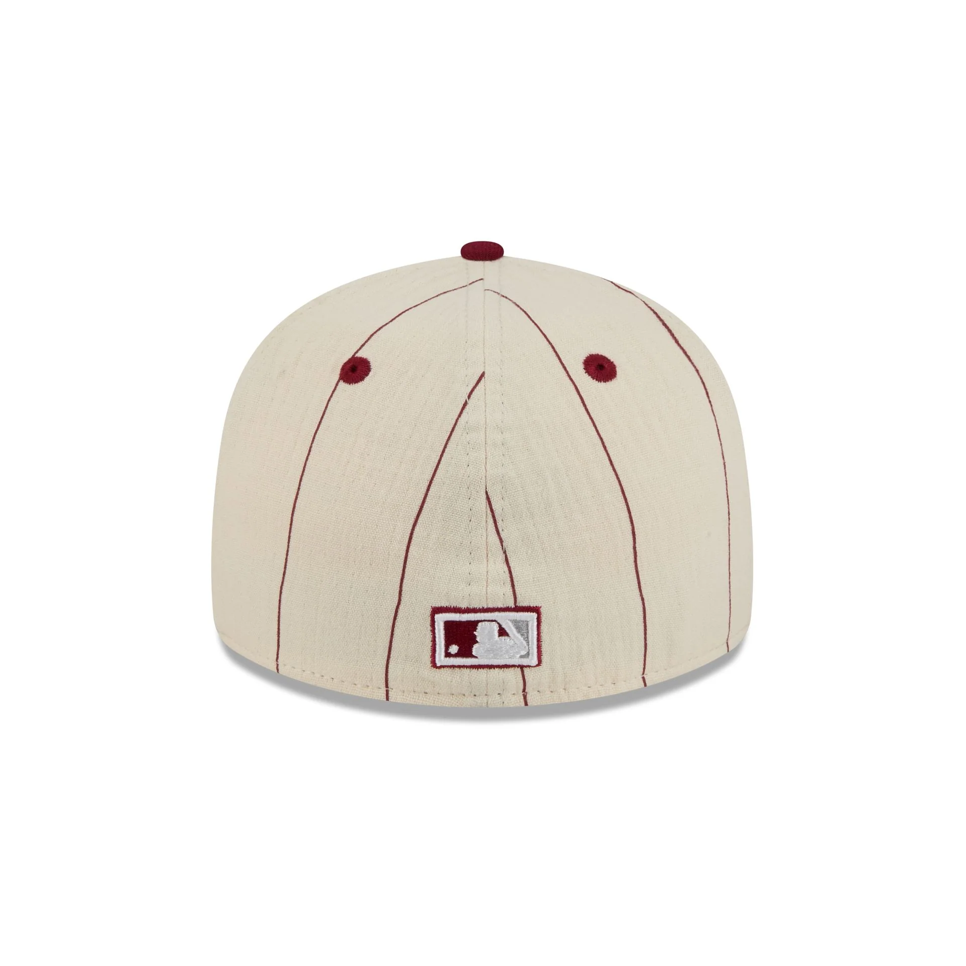 Philadelphia Phillies Linen Pinstripe Retro Crown 59FIFTY Fitted Hat - Image 6
