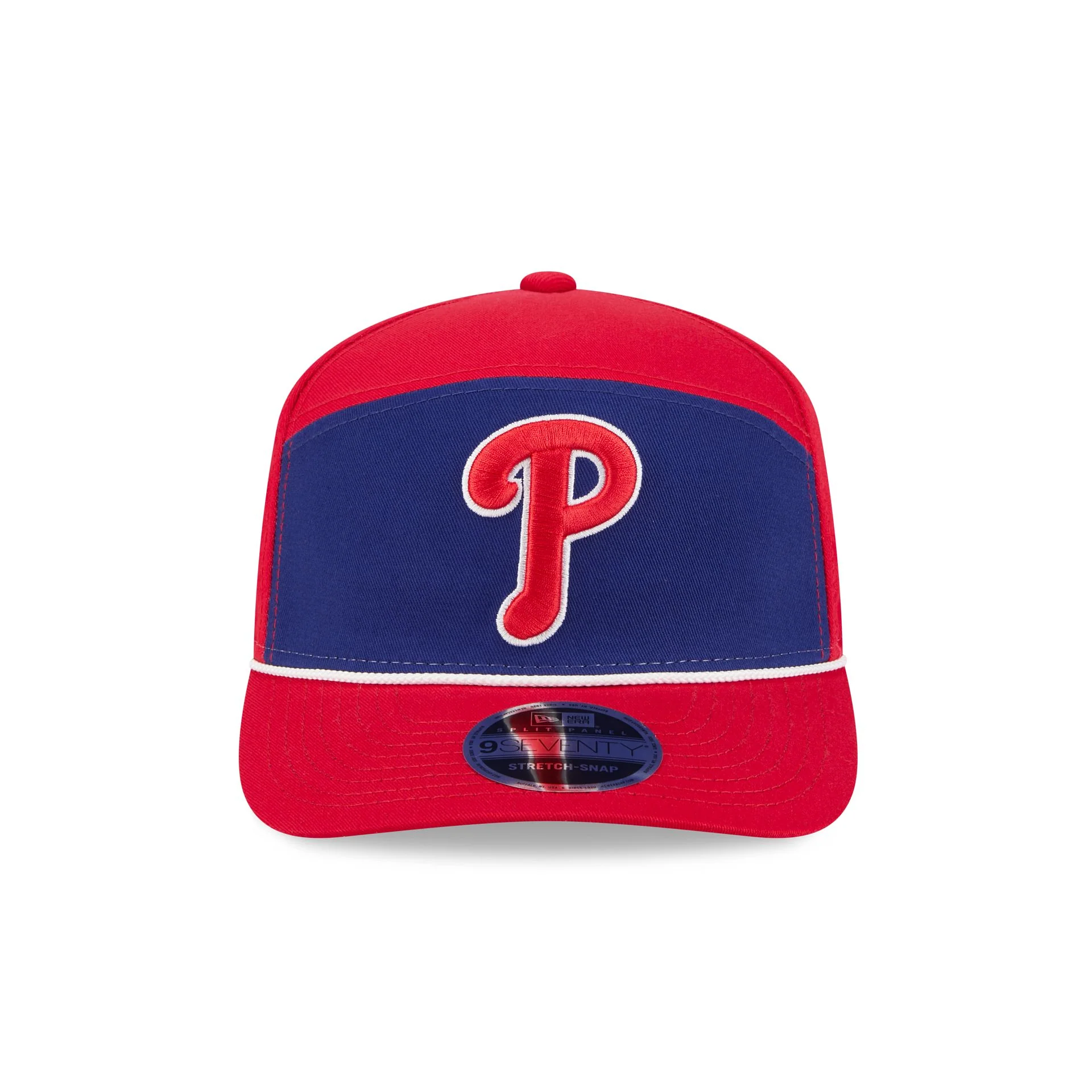 Philadelphia Phillies Split Panel 9SEVENTY Stretch-Snap Hat - Image 2