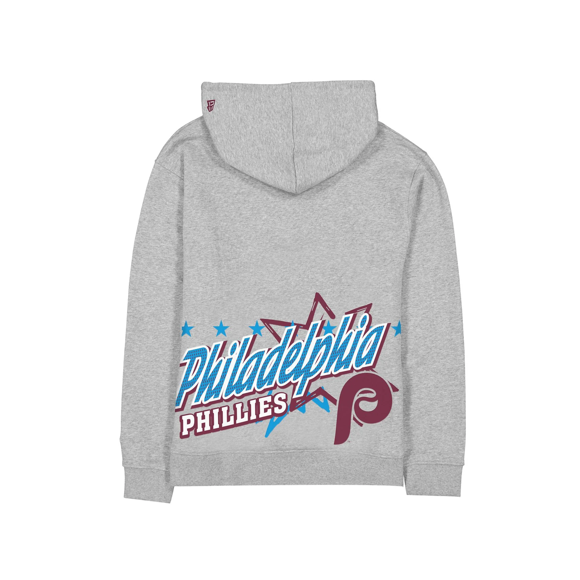 Philadelphia Phillies Sport Classics Heather Gray Hoodie - Image 2
