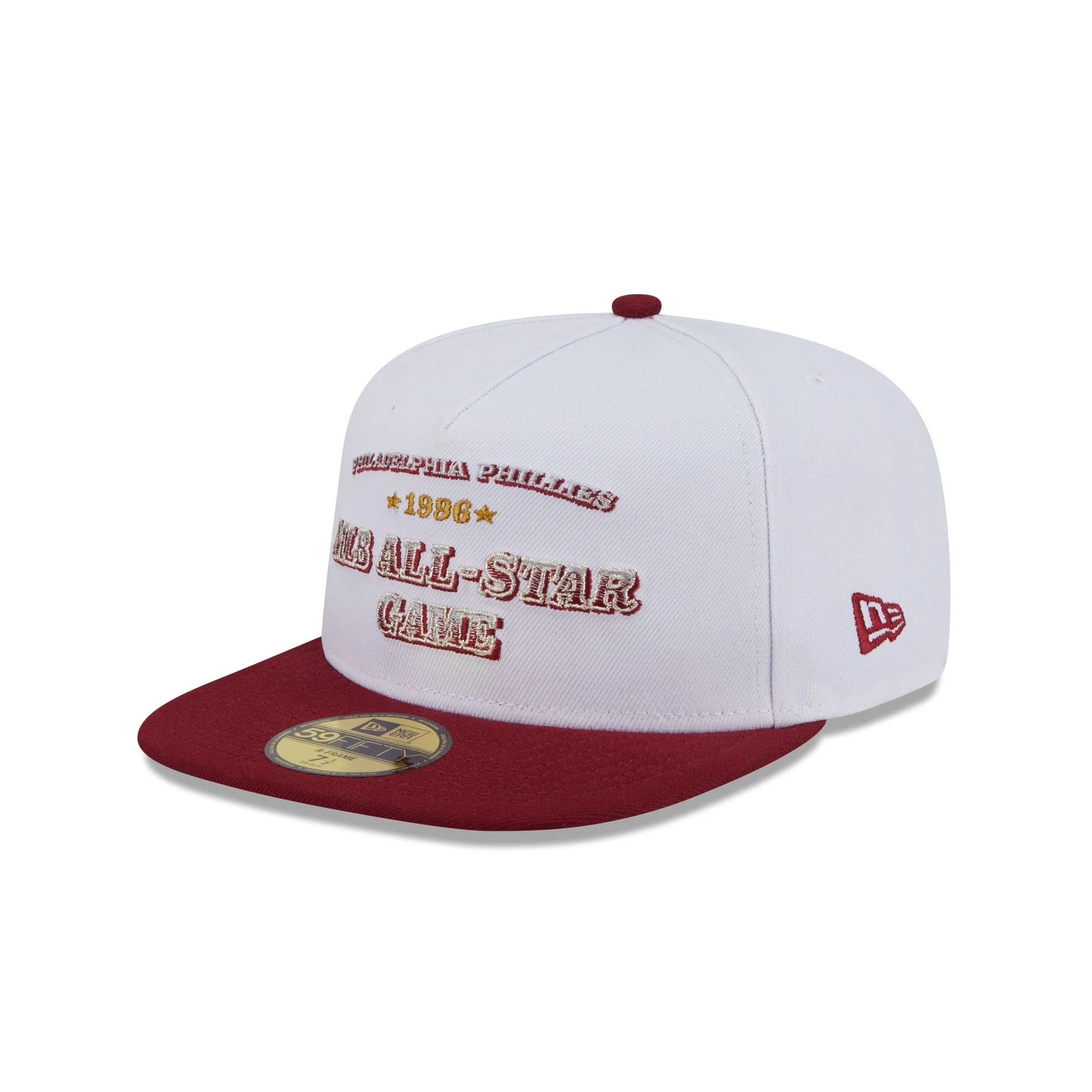 Philadelphia Phillies Summer Derby White 59FIFTY A-Frame Fitted Hat - Image 3