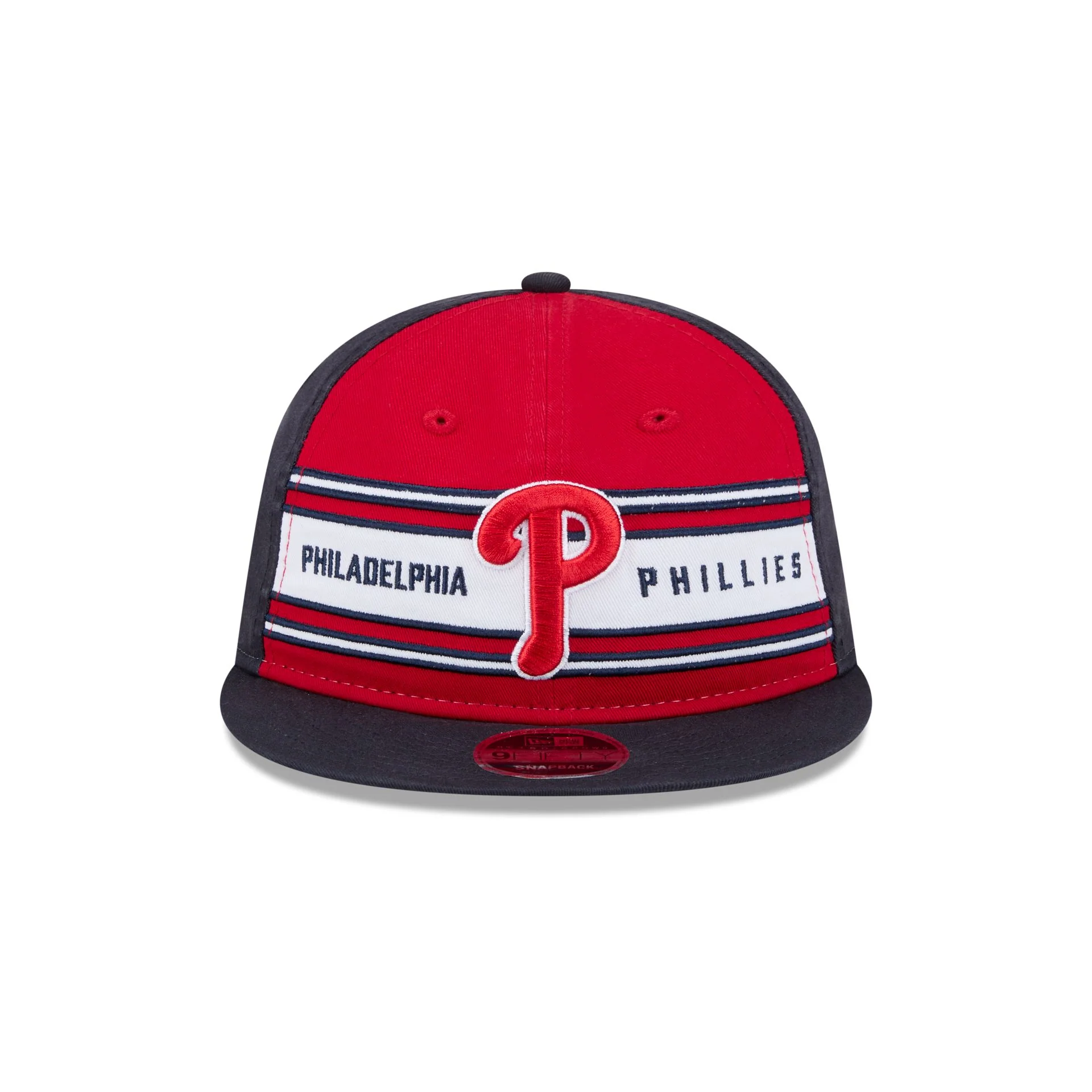 Philadelphia Phillies Team Stripes Retro Crown 9FIFTY Snapback Hat - Image 2