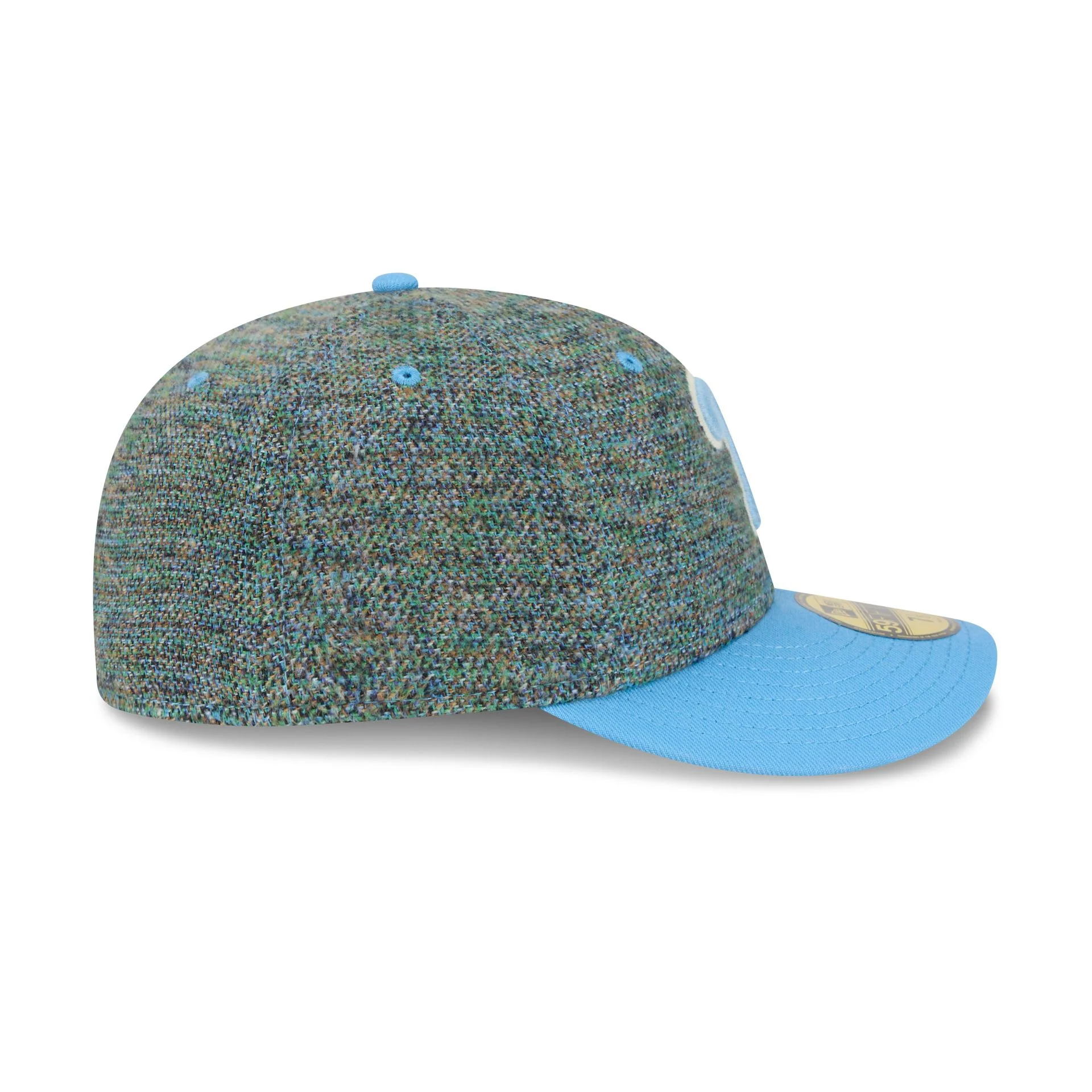 Philadelphia Phillies Three Looms Tweedy Cotton Radiant Blue 59FIFTY Fitted Hat - Image 5