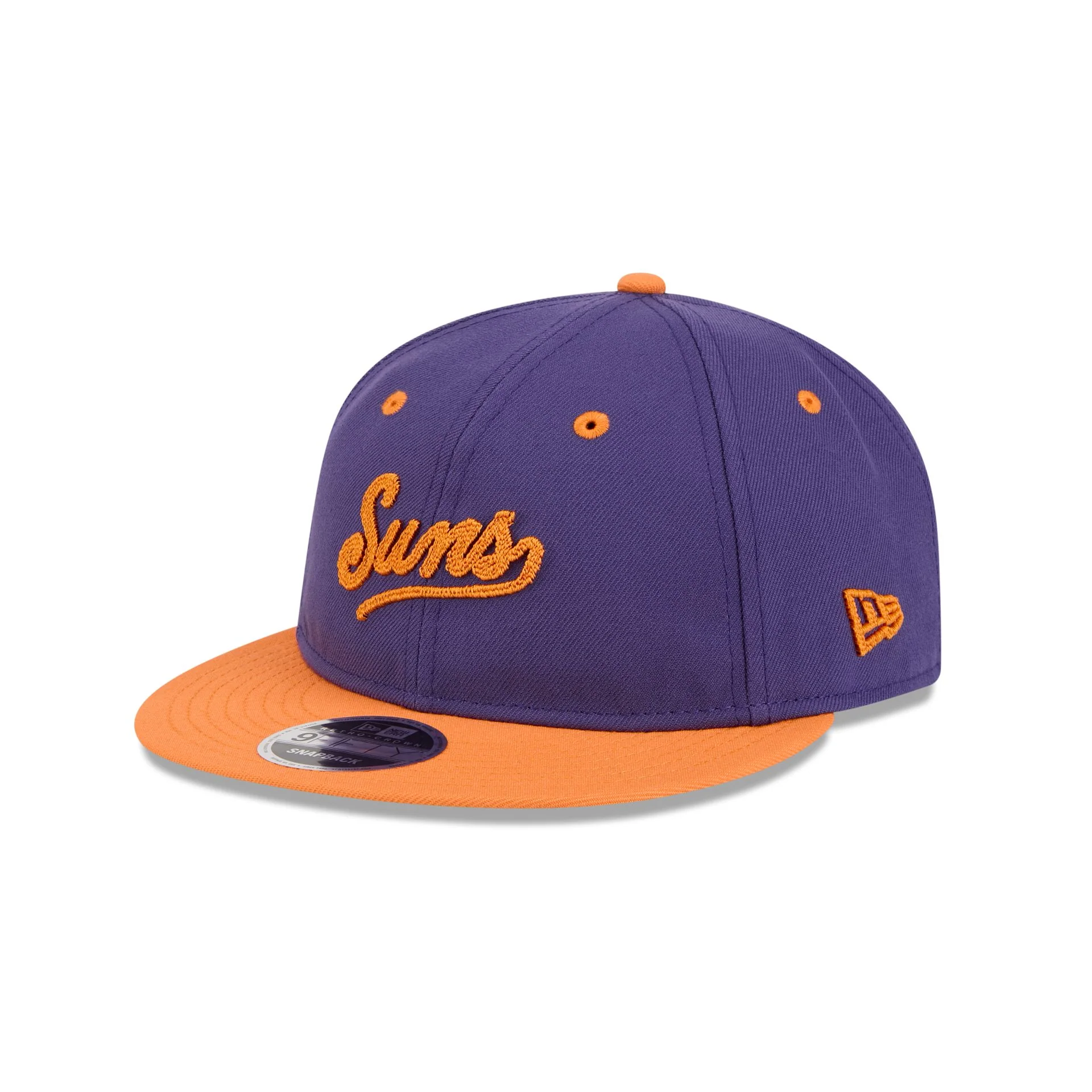 Phoenix Suns Chainstitch Script Retro Crown 9FIFTY Snapback Hat - Image 3