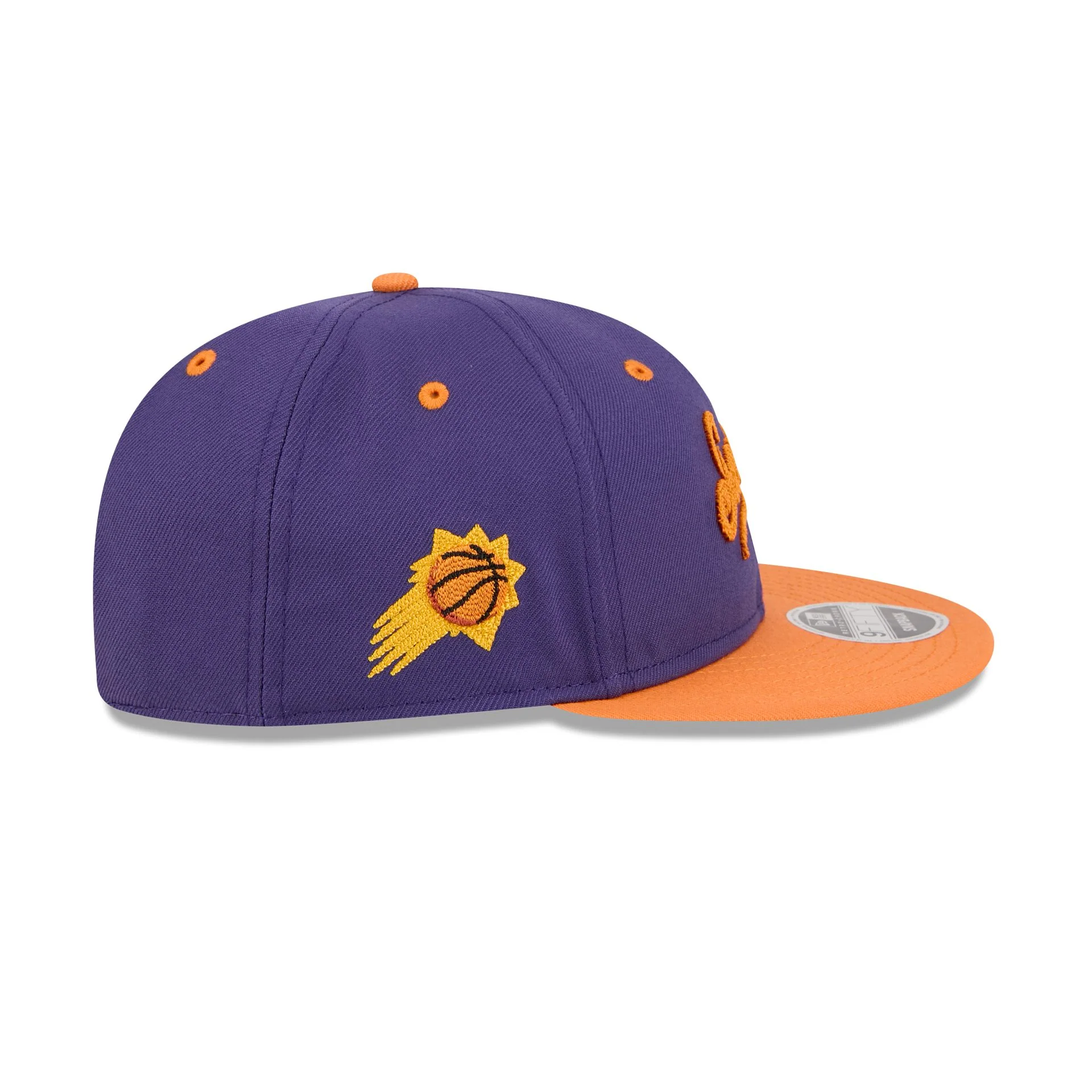Phoenix Suns Chainstitch Script Retro Crown 9FIFTY Snapback Hat - Image 4