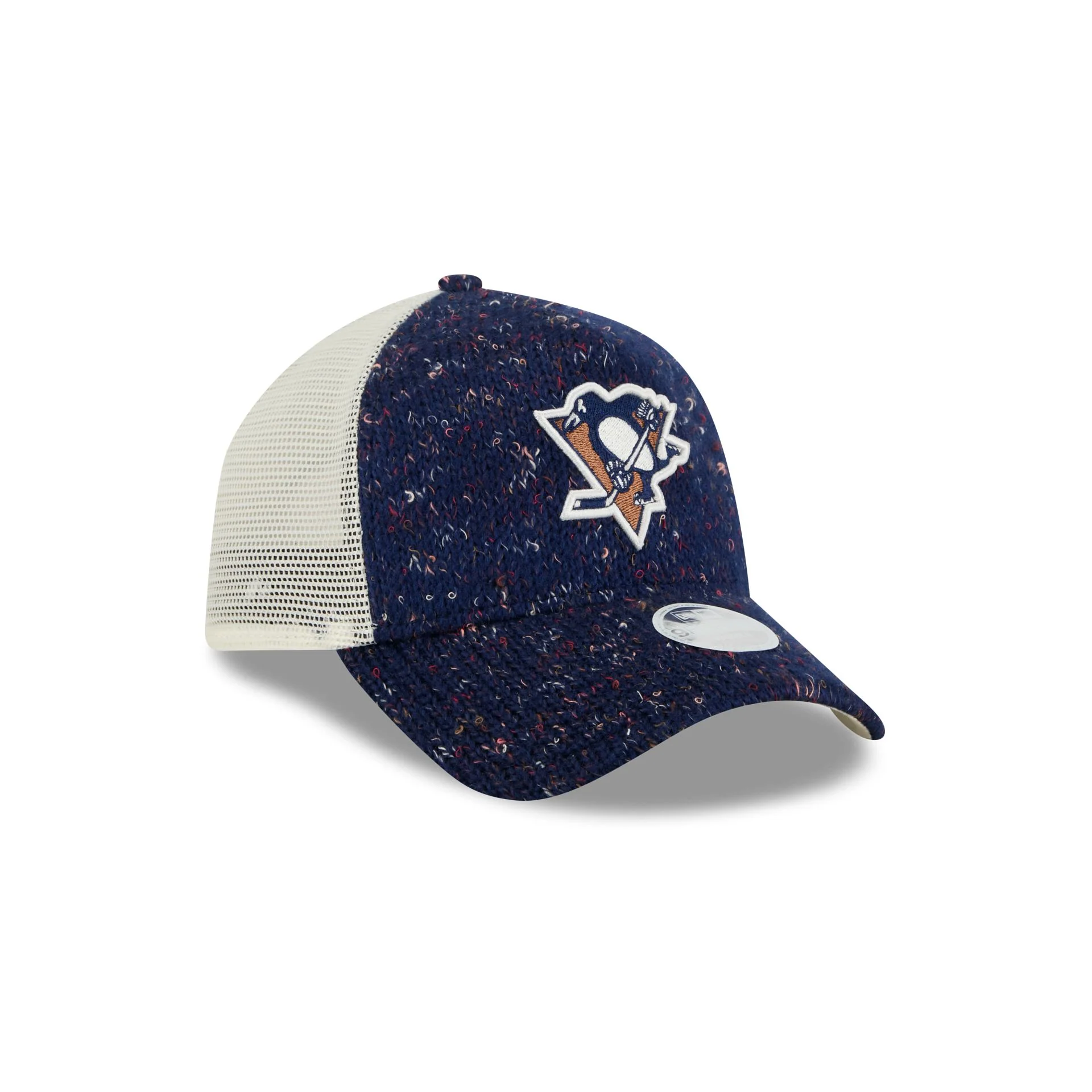 Pittsburgh Penguins Knit Women's 9FORTY A-Frame Trucker Hat - Image 3