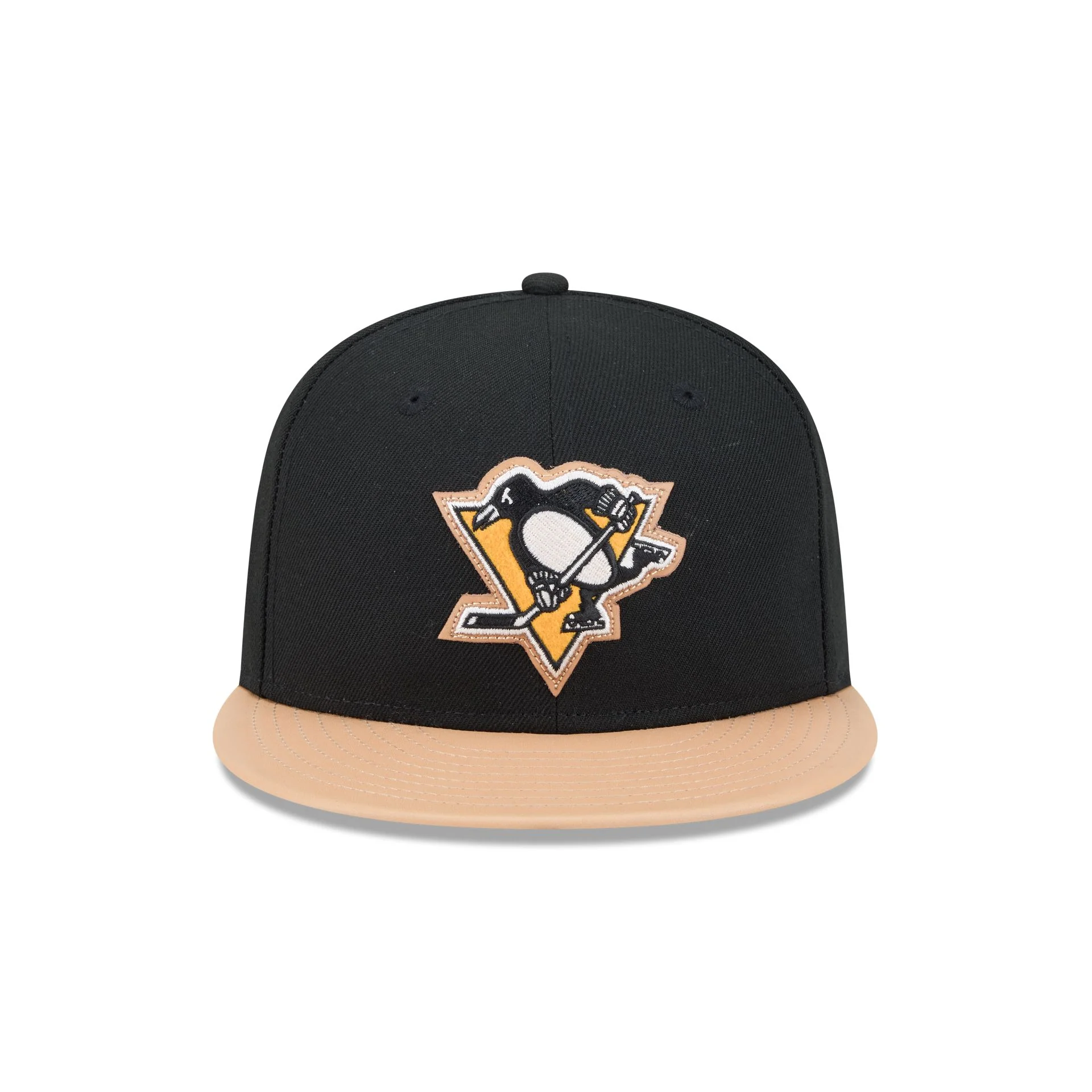 Pittsburgh Penguins Leather Visor 59FIFTY Fitted Hat - Image 2