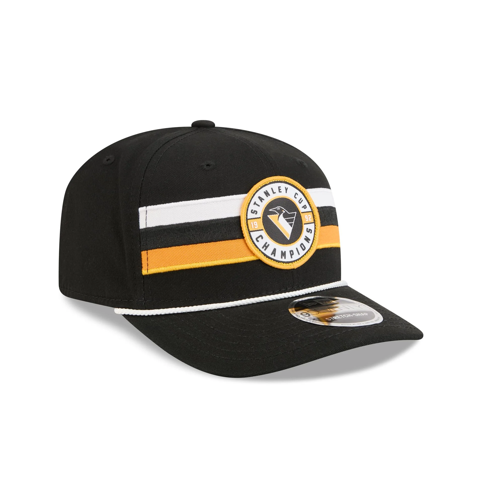Pittsburgh Penguins Past Glory 9SEVENTY Stretch-Snap Hat - Image 3
