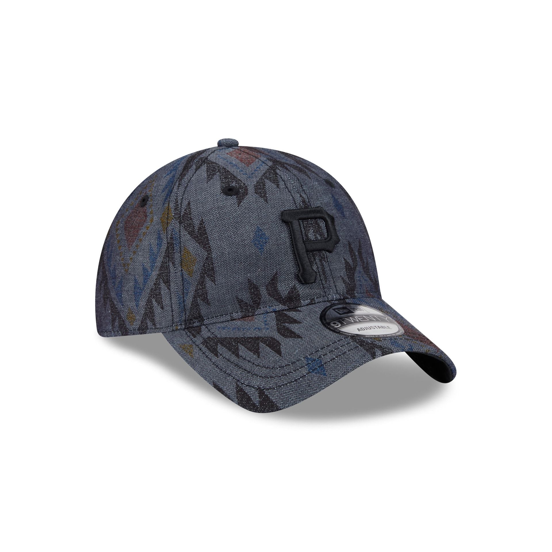 Pittsburgh Pirates Aztec Pattern 9TWENTY Adjustable Hat - Image 3