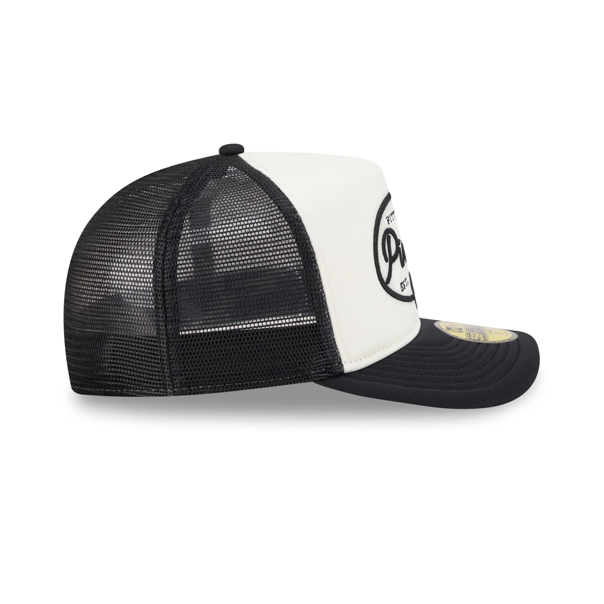 Pittsburgh Pirates Chrome 59FIFTY Fitted Trucker Hat - Image 5