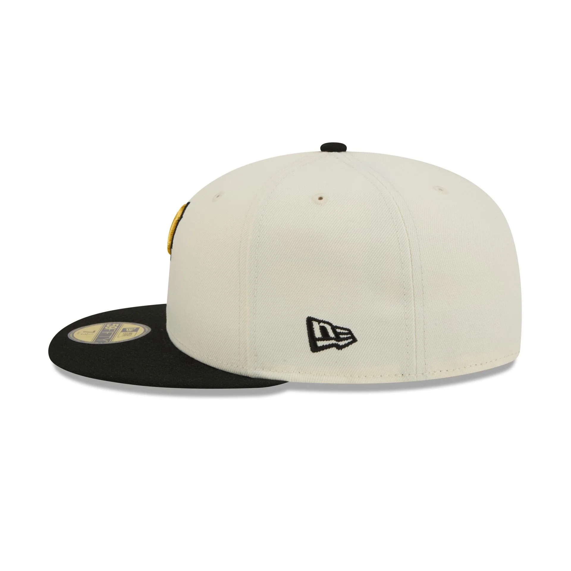 Pittsburgh Pirates Chrome White Basic 59FIFTY Fitted Hat - Image 4