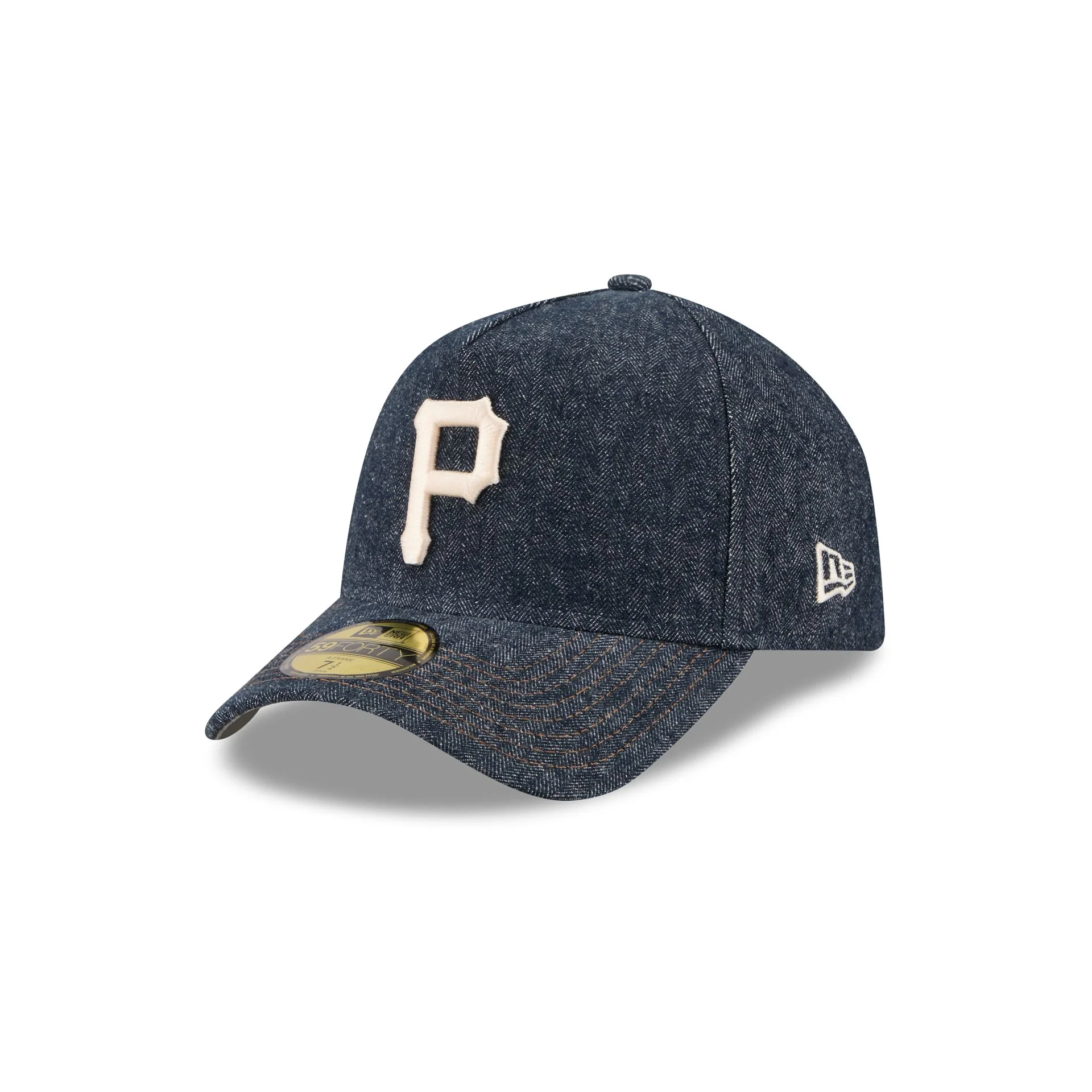 Pittsburgh Pirates Denim 59FORTY A-Frame Fitted Hat