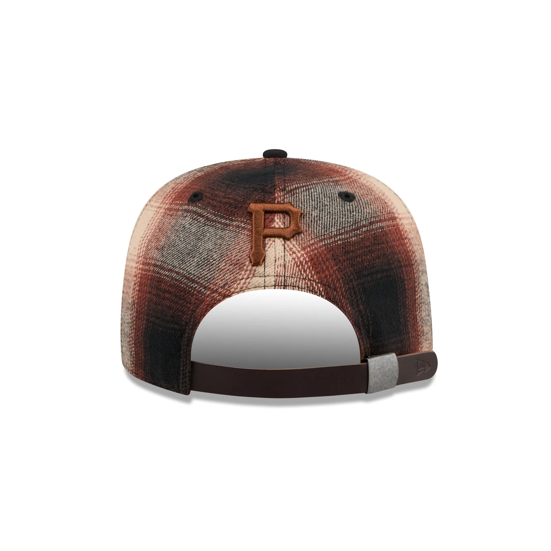Pittsburgh Pirates Grunge Plaid 9FIFTY A-Frame Adjustable Hat - Image 6