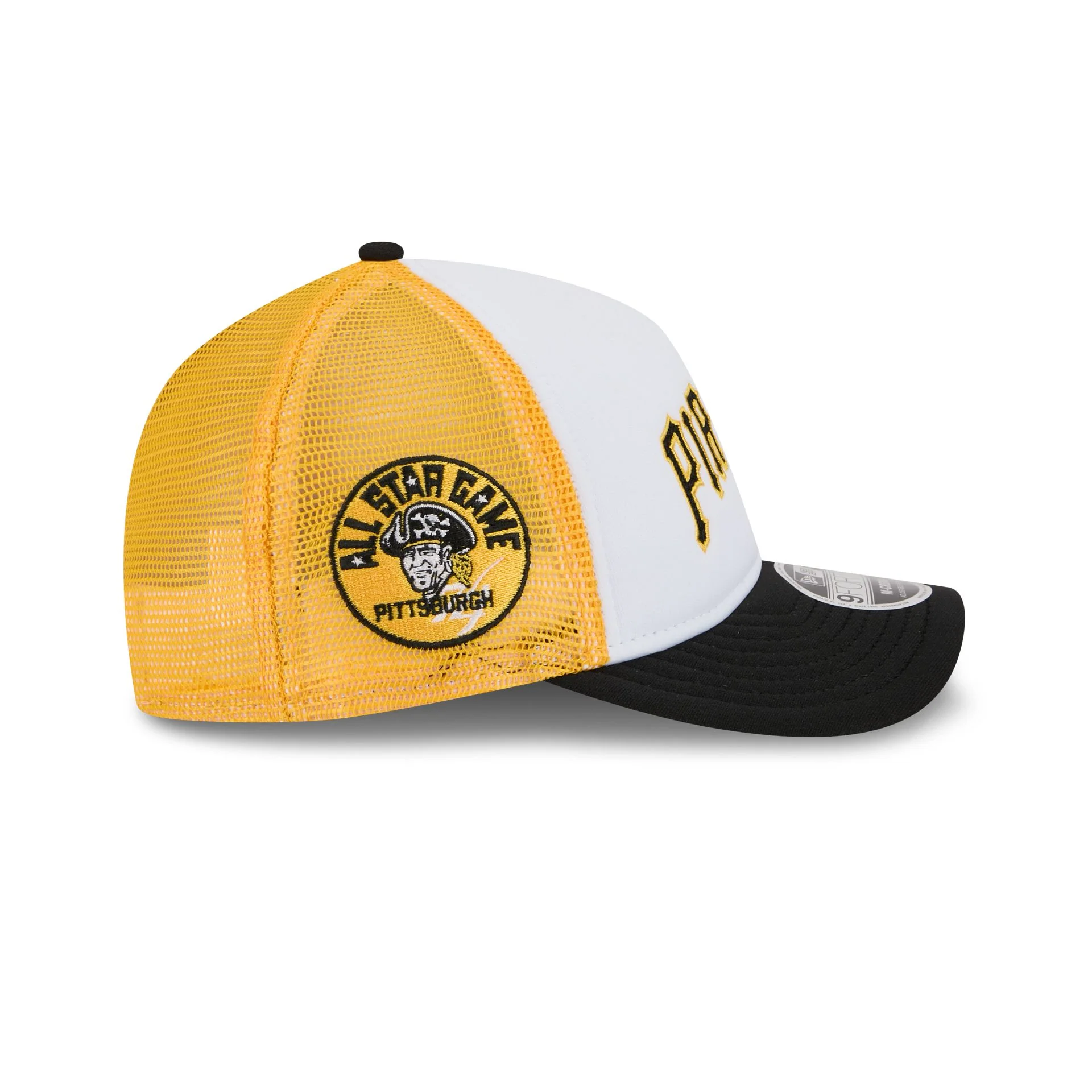 Pittsburgh Pirates Summer Derby 9FORTY M-Crown A-Frame Snapback Hat - Image 4