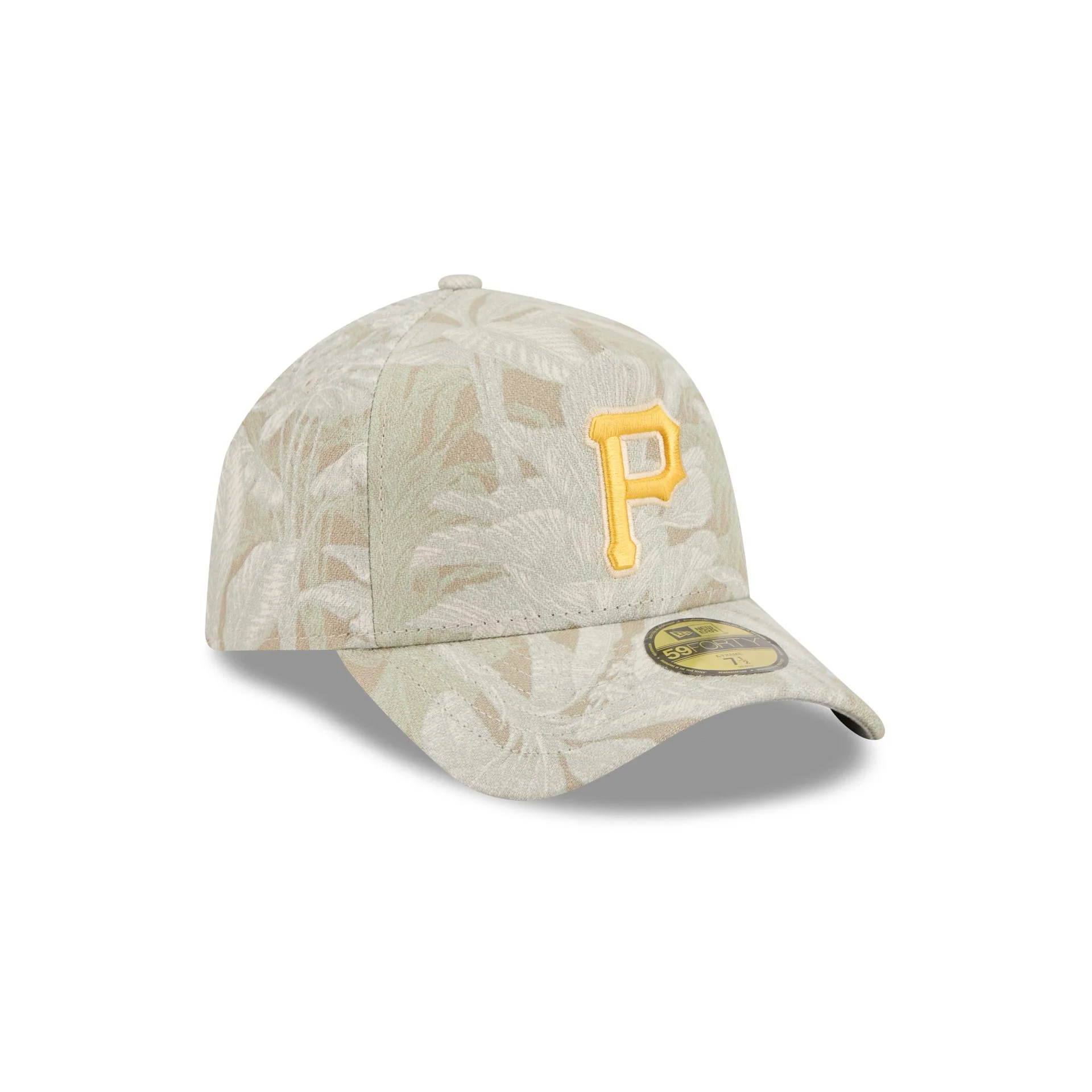 Pittsburgh Pirates Three Looms Leafy Palm 59FORTY A-Frame Fitted Hat - Image 3