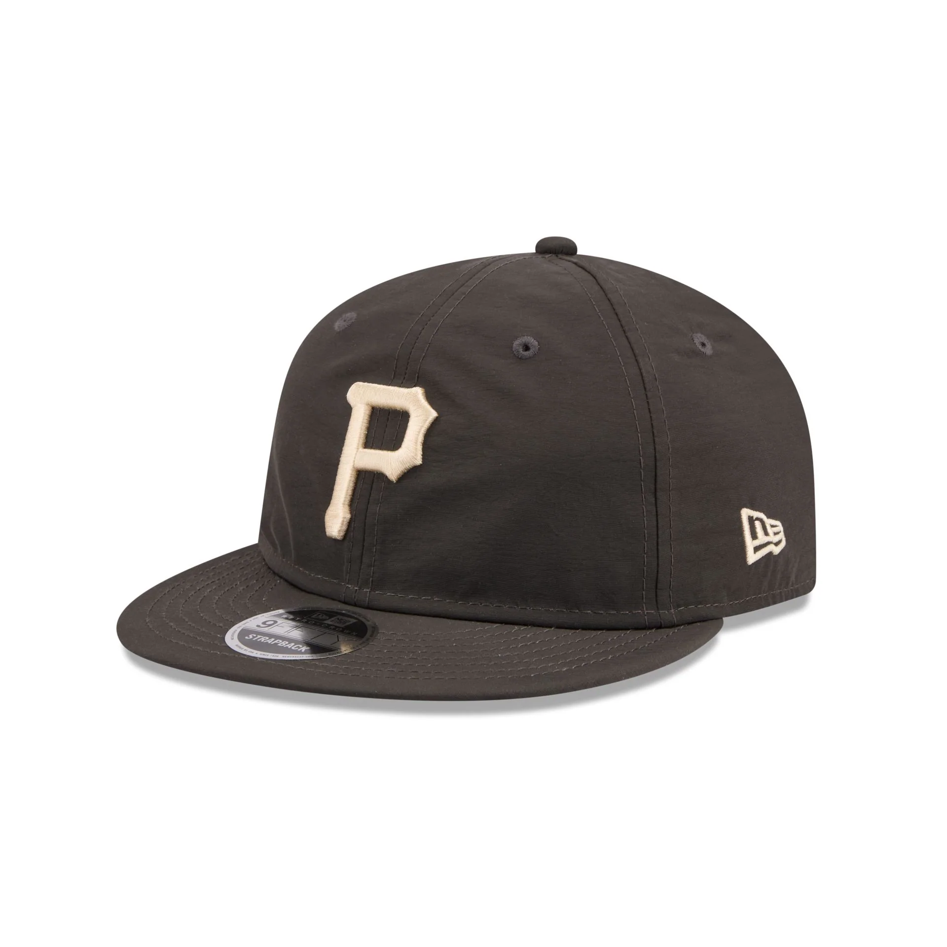 Pittsburgh Pirates Three Looms Nylon Black Retro Crown 9FIFTY Adjustable Hat