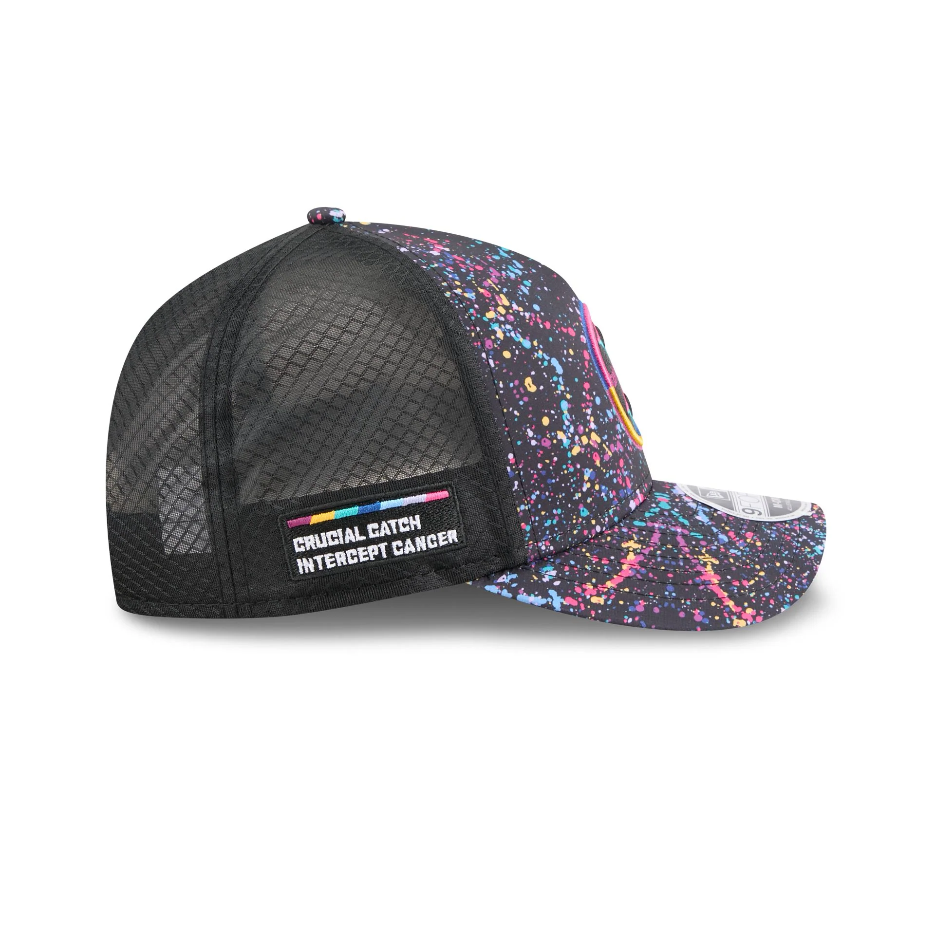 Pittsburgh Steelers 2025 Crucial Catch 9FORTY M-Crown A-Frame Trucker Hat - Image 4