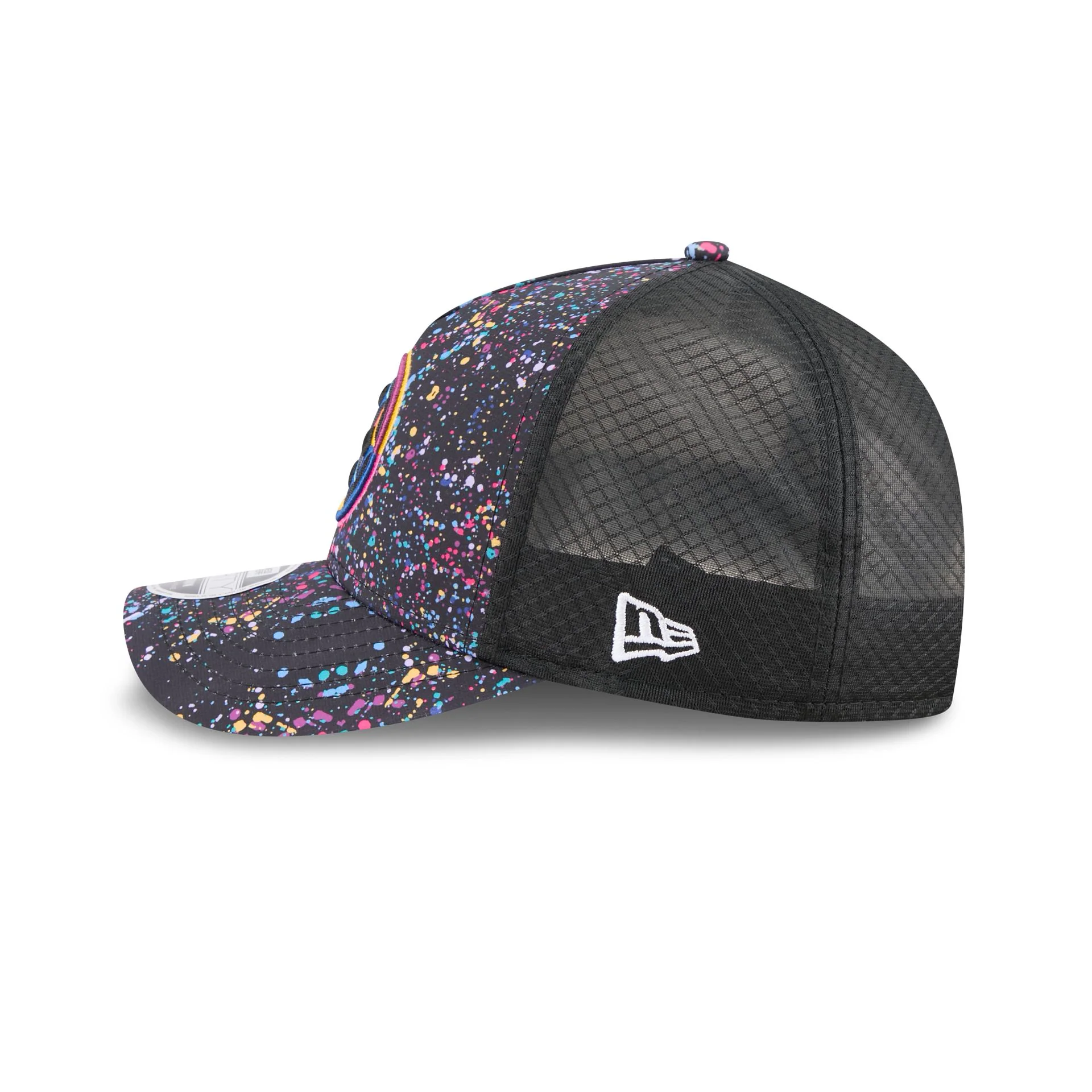 Pittsburgh Steelers 2025 Crucial Catch 9FORTY M-Crown A-Frame Trucker Hat - Image 5