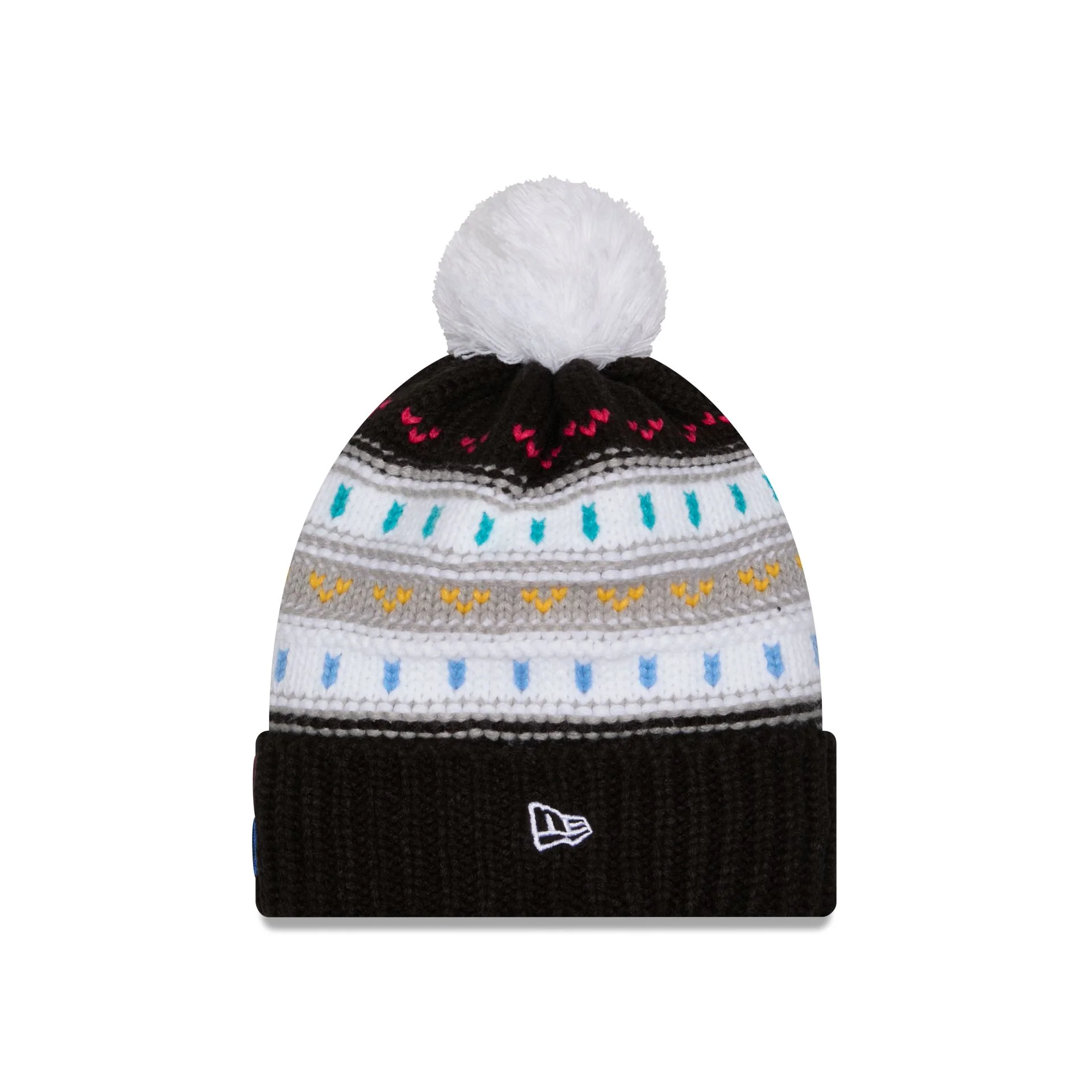 Pittsburgh Steelers 2025 Crucial Catch Women's Pom Knit Hat - Image 3