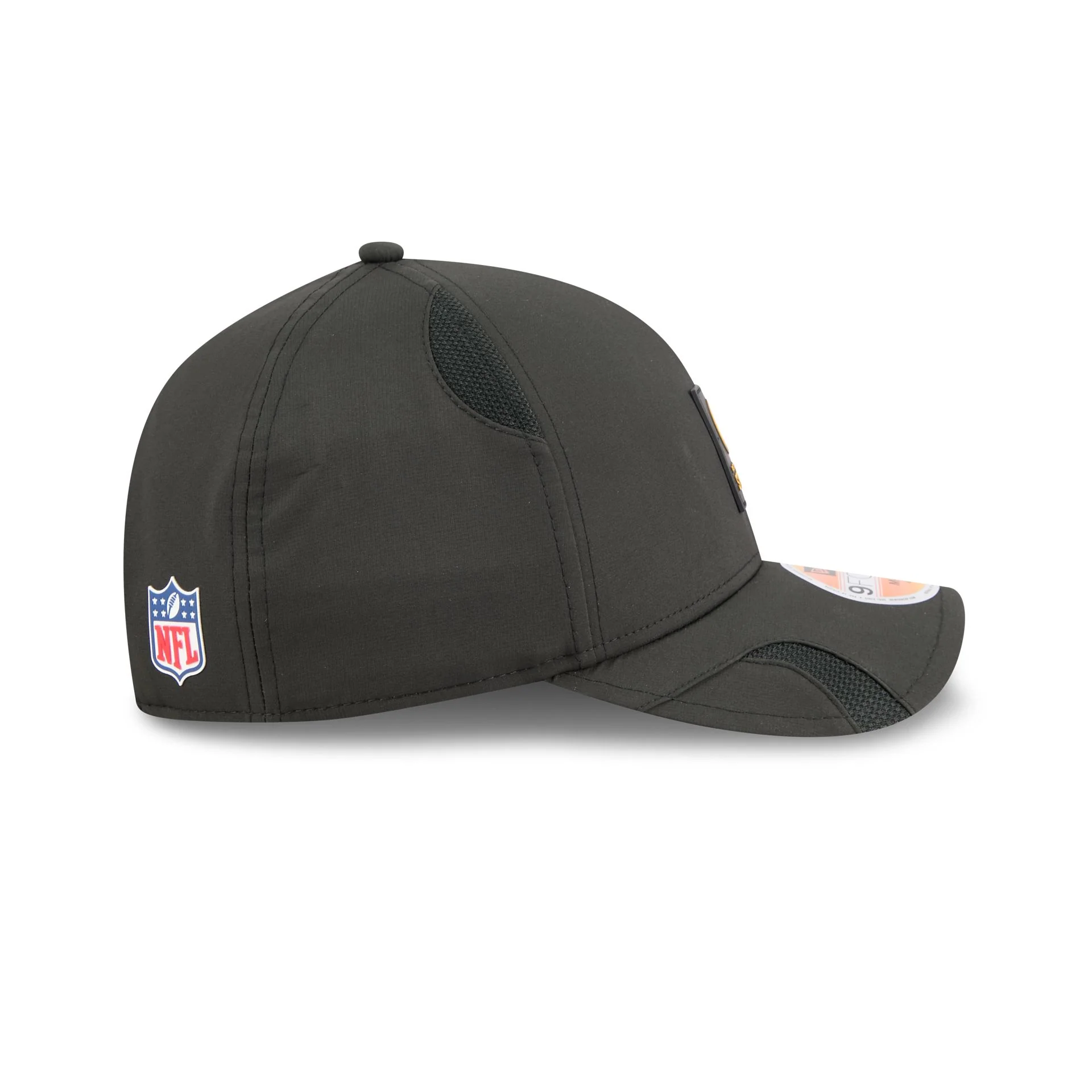 Pittsburgh Steelers 2025 Sideline Hot Weather 9FORTY M-Crown Snapback Hat - Image 5