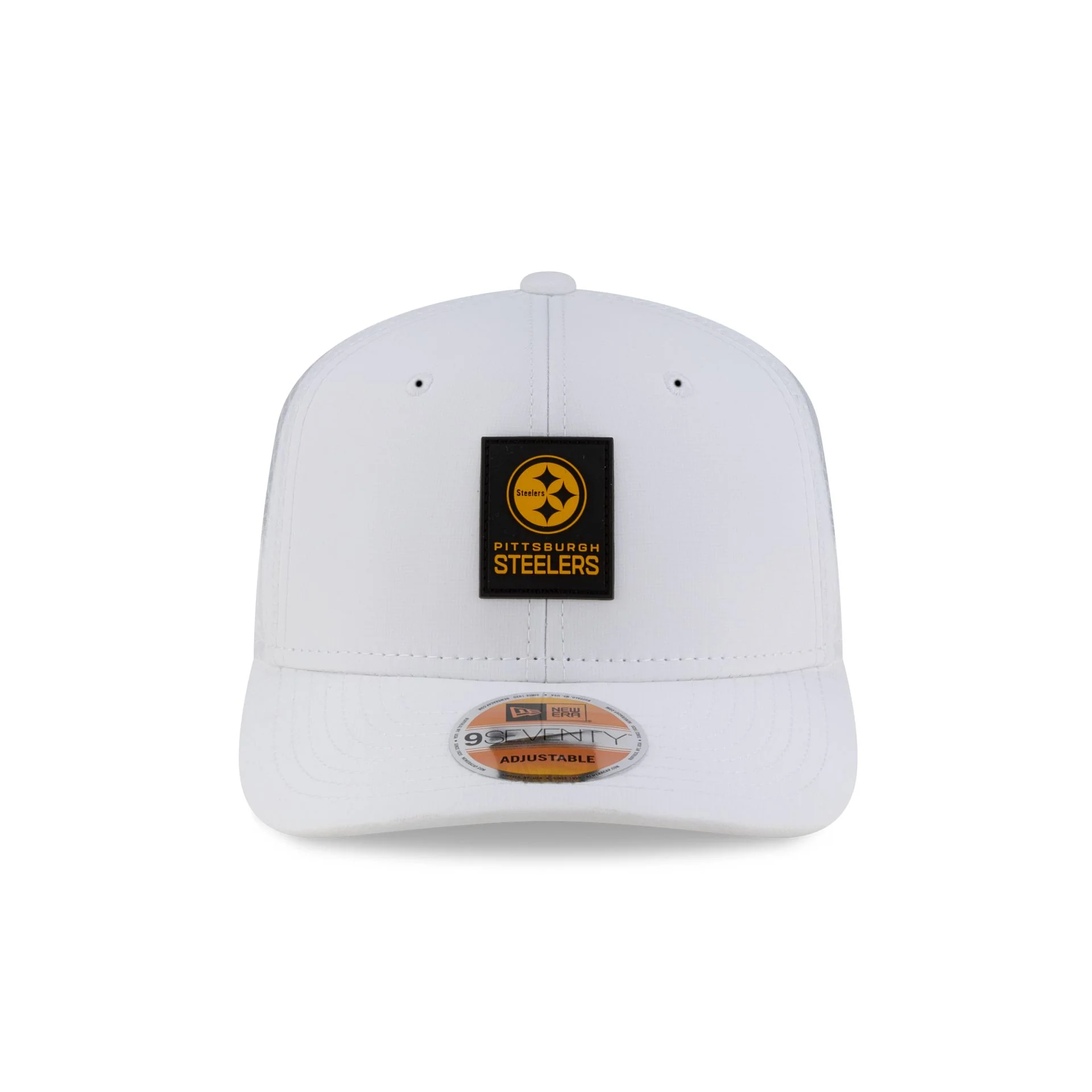 Pittsburgh Steelers 2025 Sideline Hot Weather White 9SEVENTY Trucker Hat - Image 2