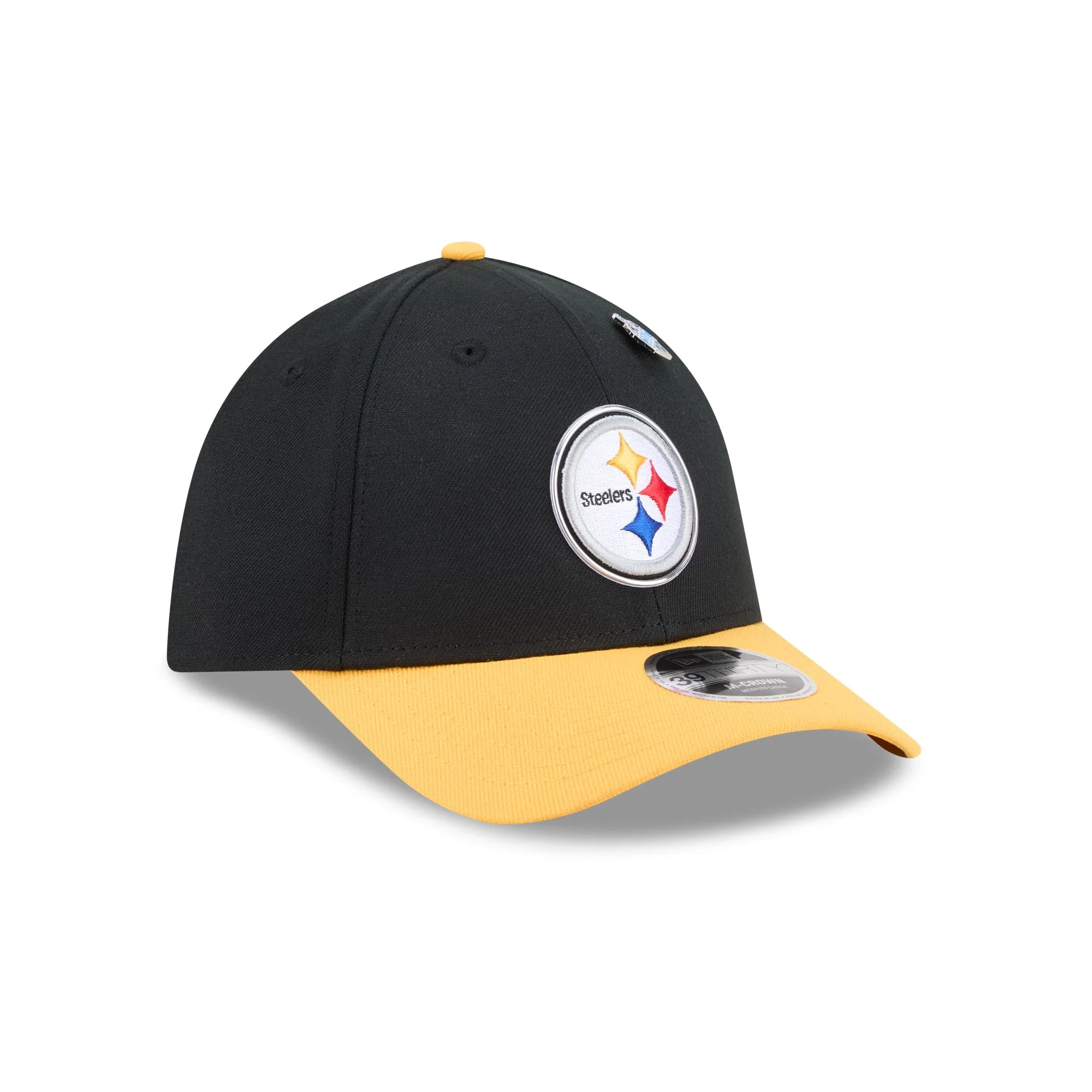 Pittsburgh Steelers 2026 Draft 39THIRTY M-Crown Stretch Fit Hat - Image 3