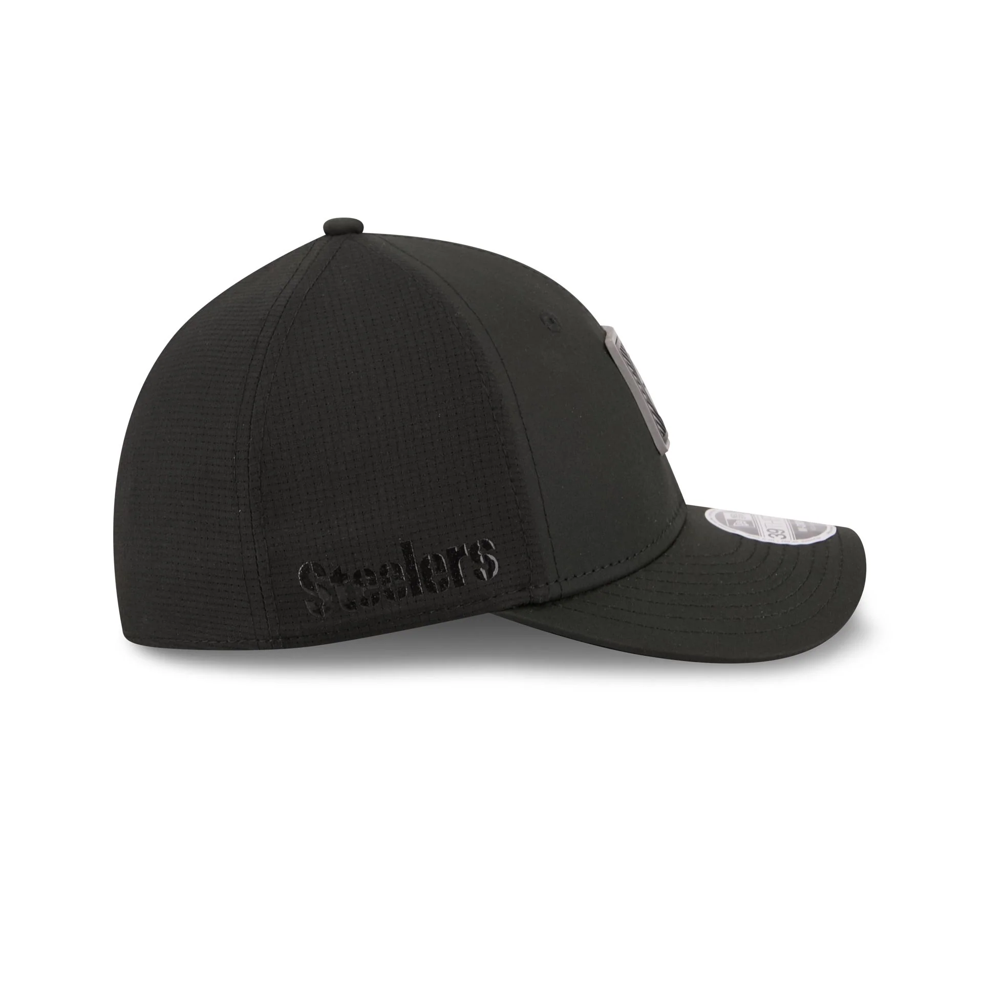 Pittsburgh Steelers 2026 Training Black 39THIRTY M-Crown Stretch-Fit Hat - Image 4