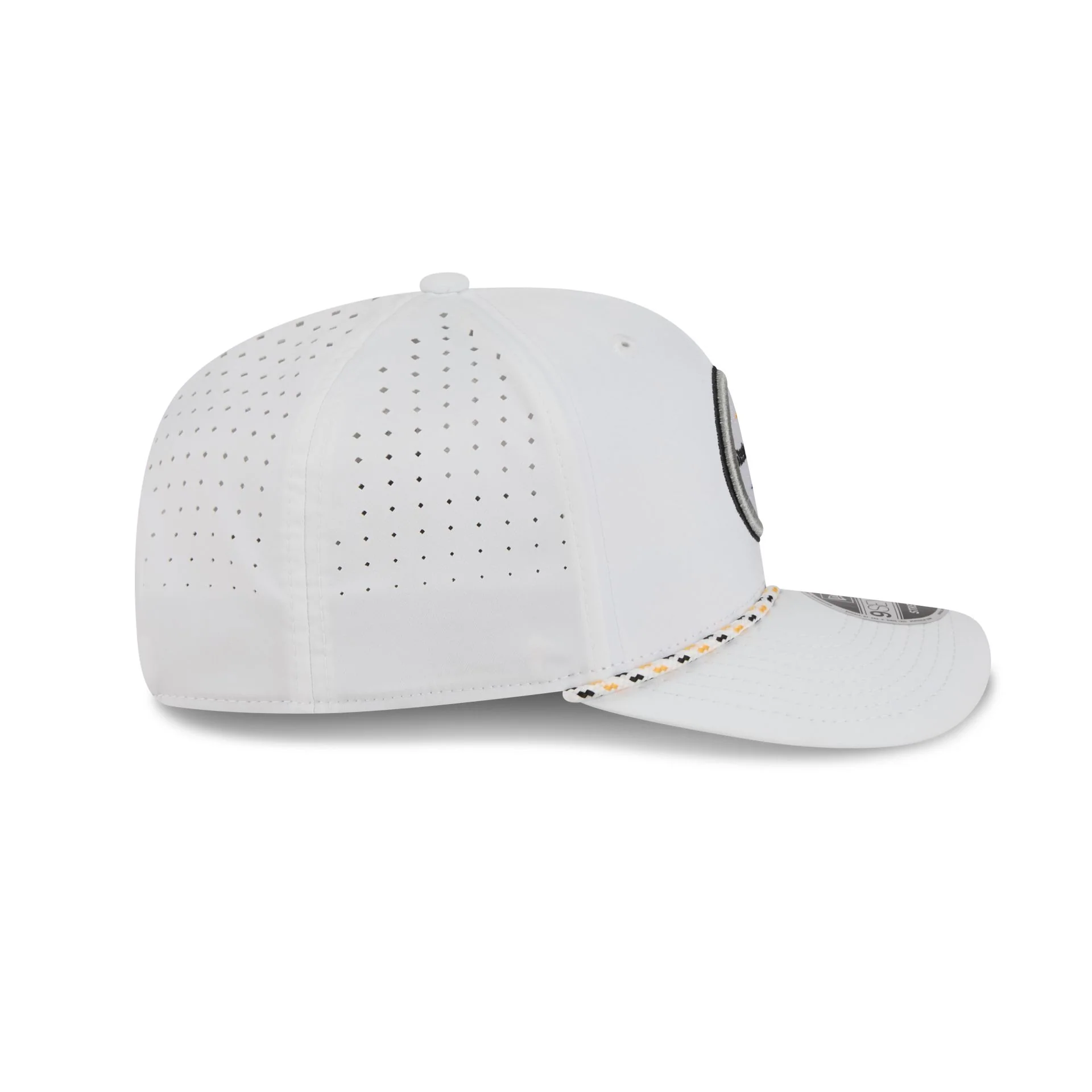 Pittsburgh Steelers Optic White Performance Rope 9SEVENTY Stretch-Snap Hat - Image 5