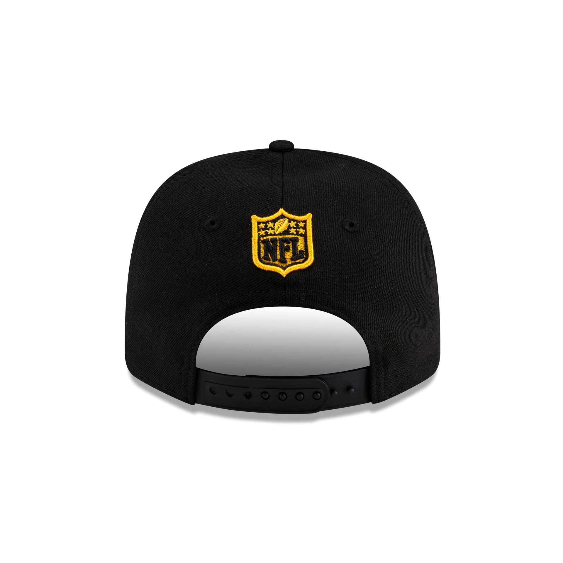 Pittsburgh Steelers Poly Split Panel 9SEVENTY Stretch-Snap Hat - Image 6