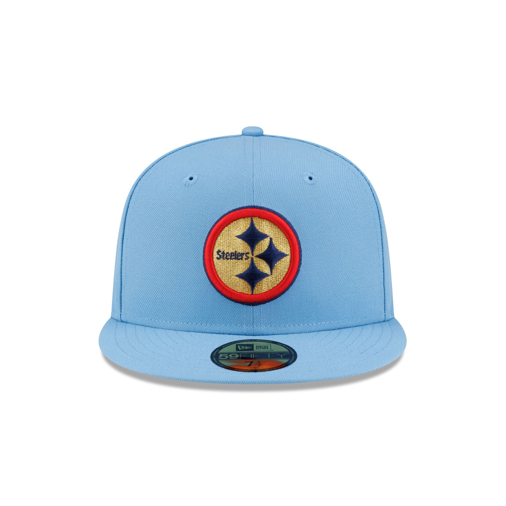 Pittsburgh Steelers Red, White & Blue 59FIFTY Fitted Hat - Image 2