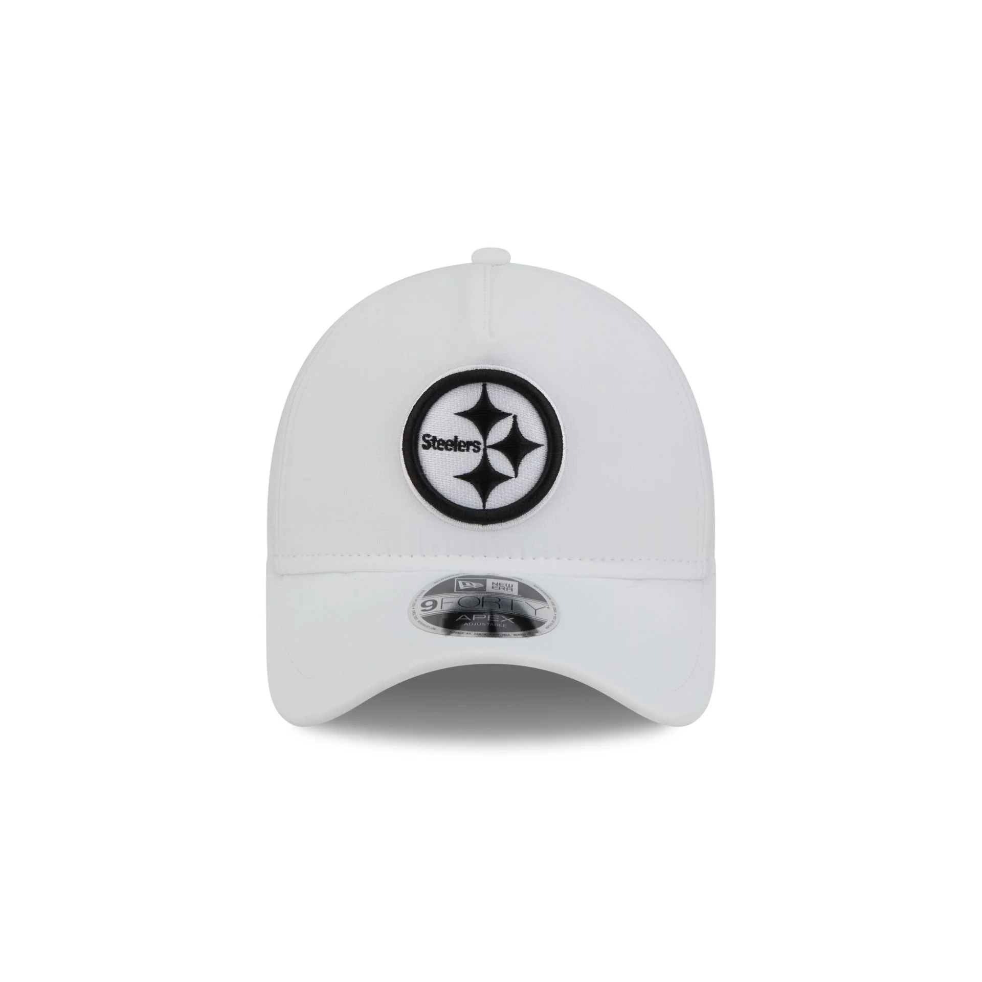 Pittsburgh Steelers White 9FORTY APEX Snapback Hat - Image 2