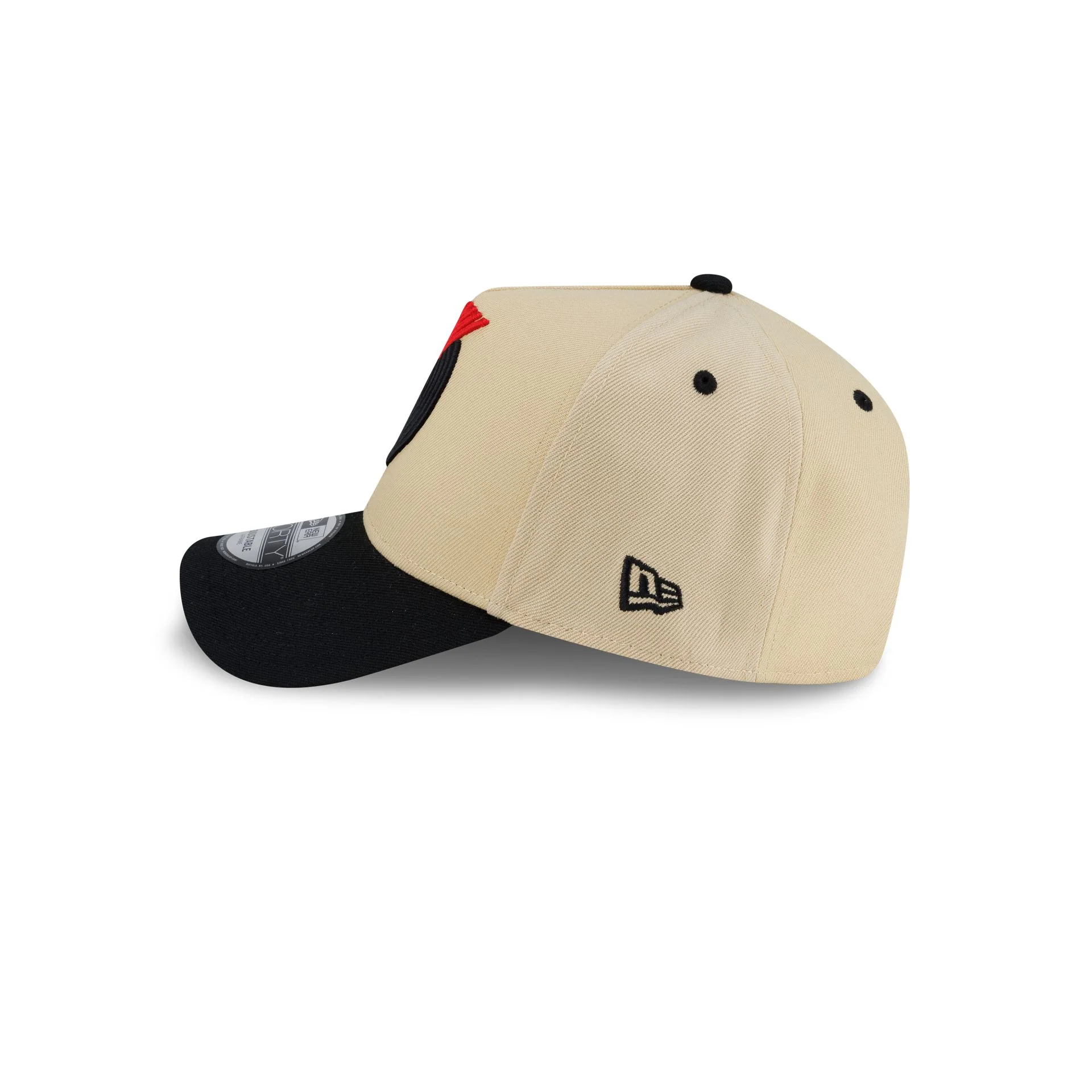 Portland Trail Blazers Hardwood Classics 2000s Gold 9FORTY A-Frame Snapback Hat - Image 4