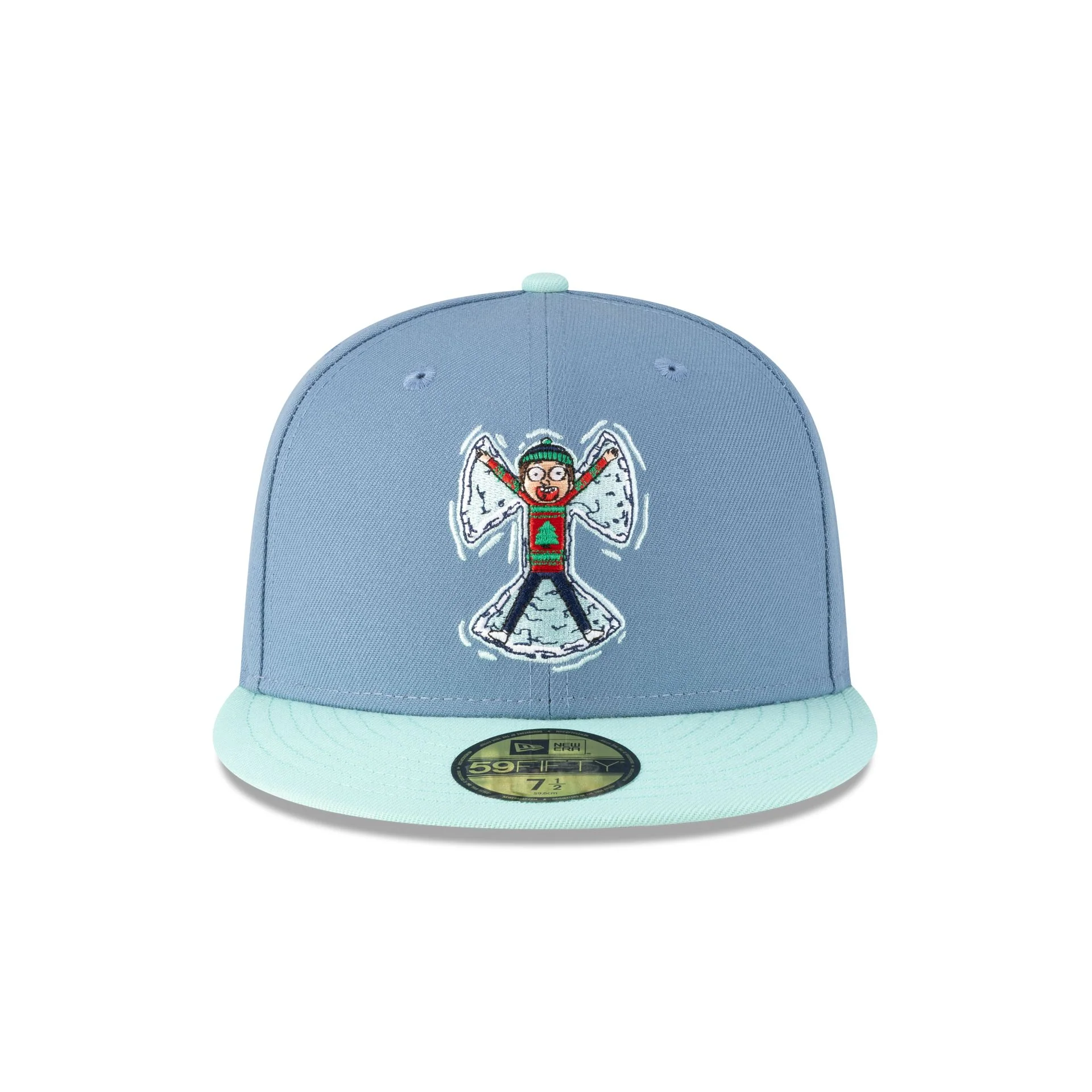 Rick and Morty Rickmas Morty Snow Angel 59FIFTY Fitted Hat - Image 2