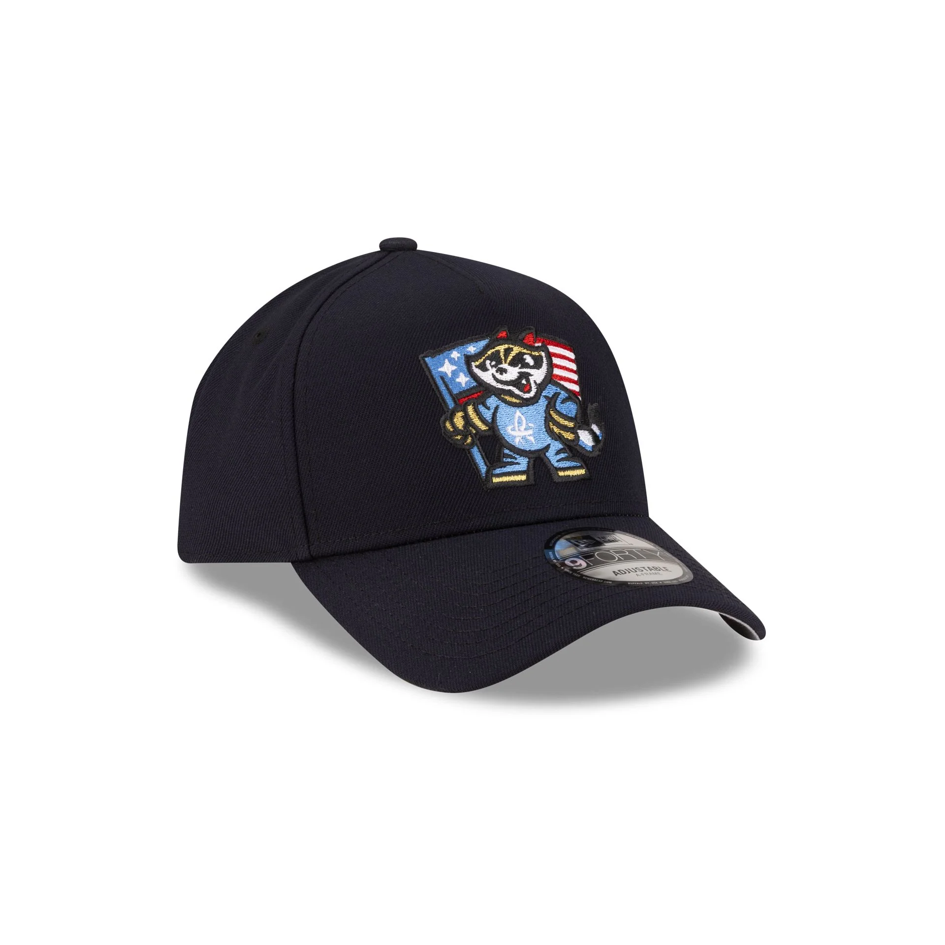 Rocket City Trash Pandas Americana 9FORTY A-Frame Snapback Hat - Image 3