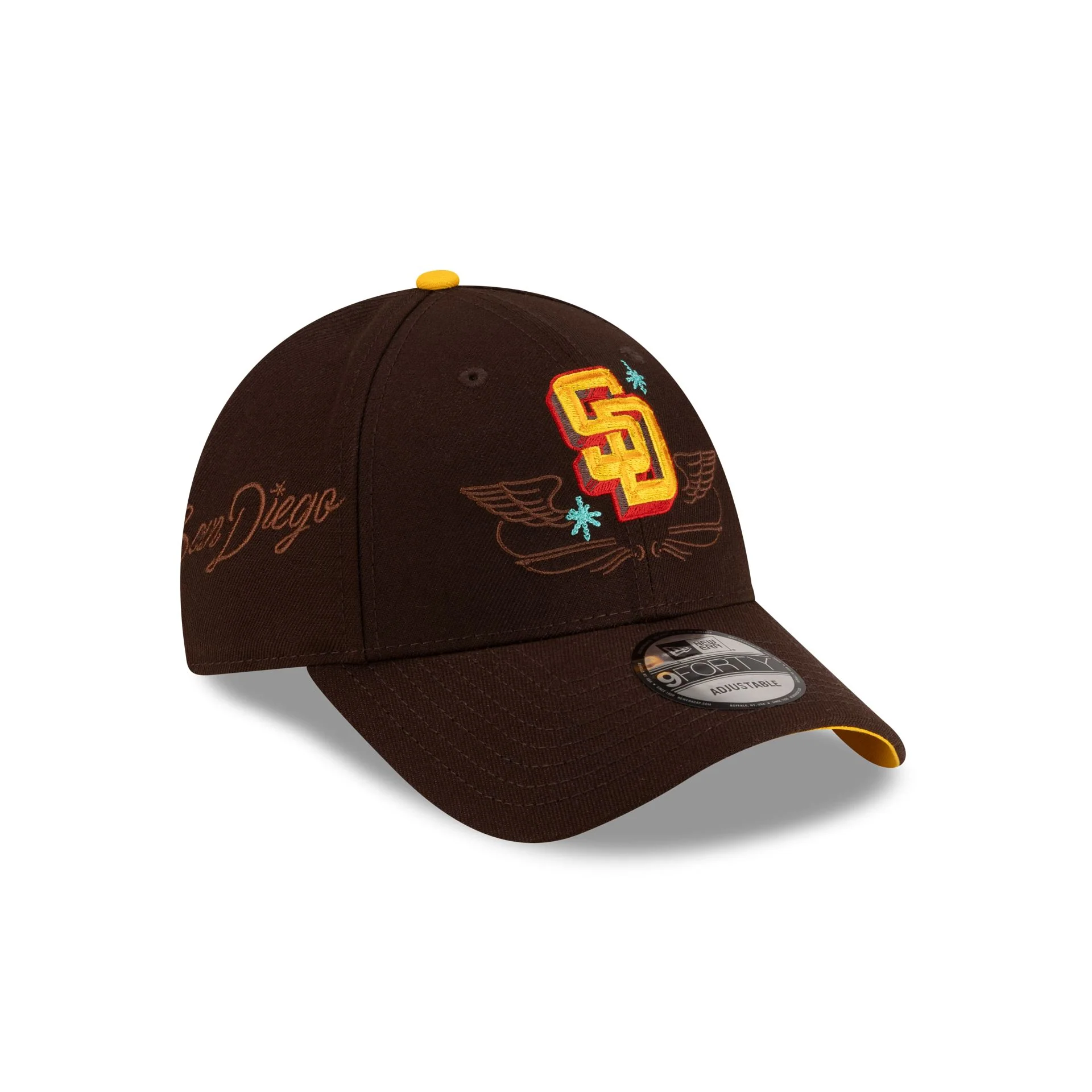 Rótulos Bautista x San Diego Padres 9FORTY Snapback Hat - Image 3