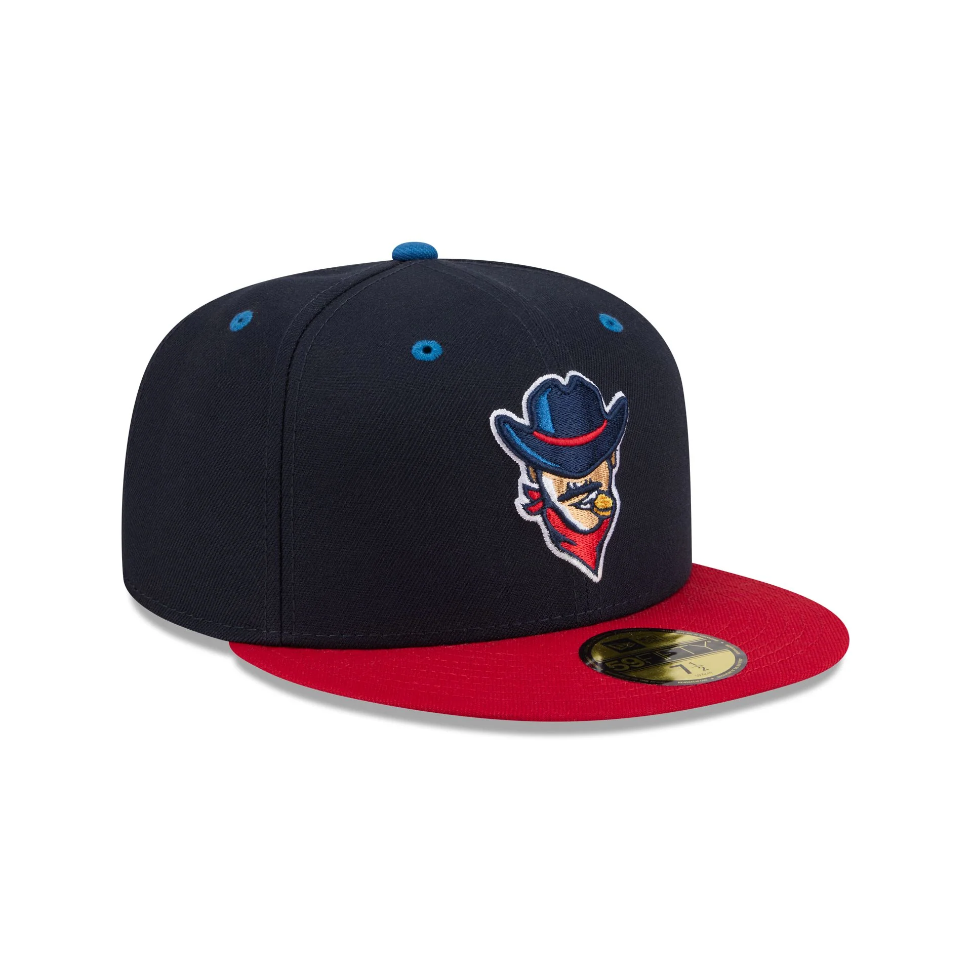 Round Rock Express Theme Night Navy 59FIFTY Fitted Hat - Image 3