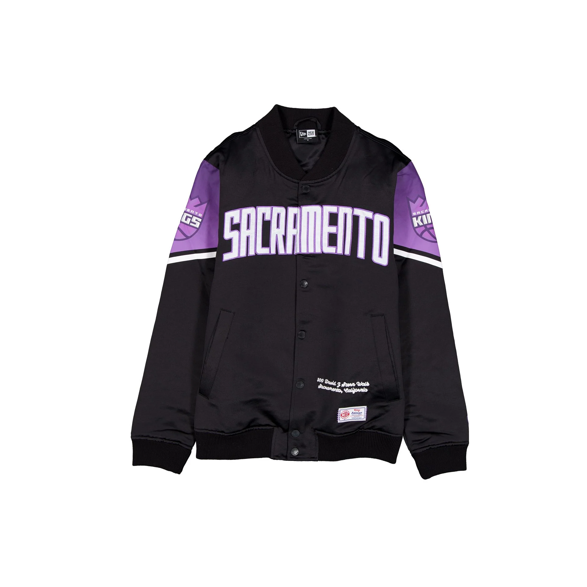 Sacramento Kings 2025 City Edition Black Jacket