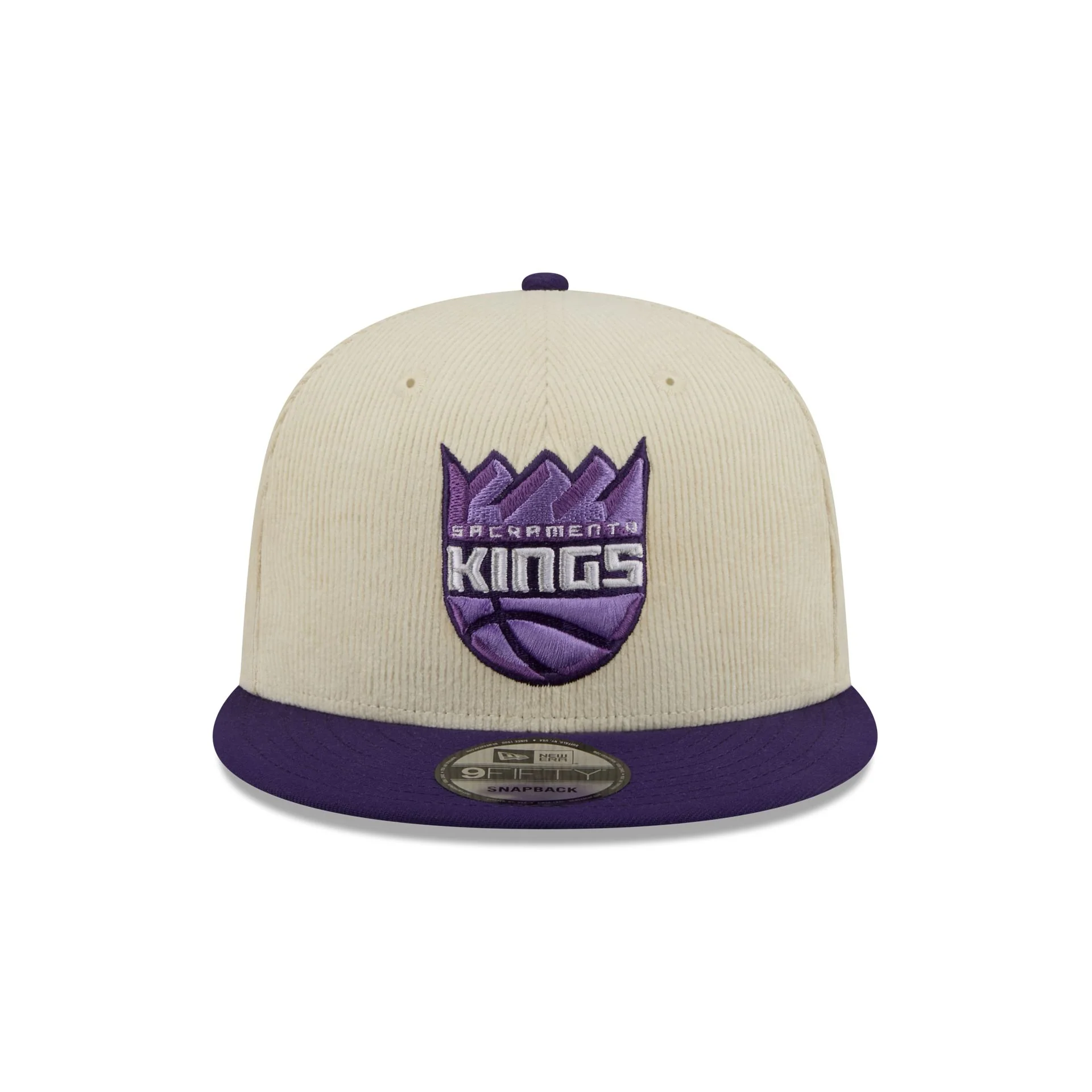 Sacramento Kings 2025 City Edition Chrome White Corduroy 9FIFTY Snapback Hat - Image 2