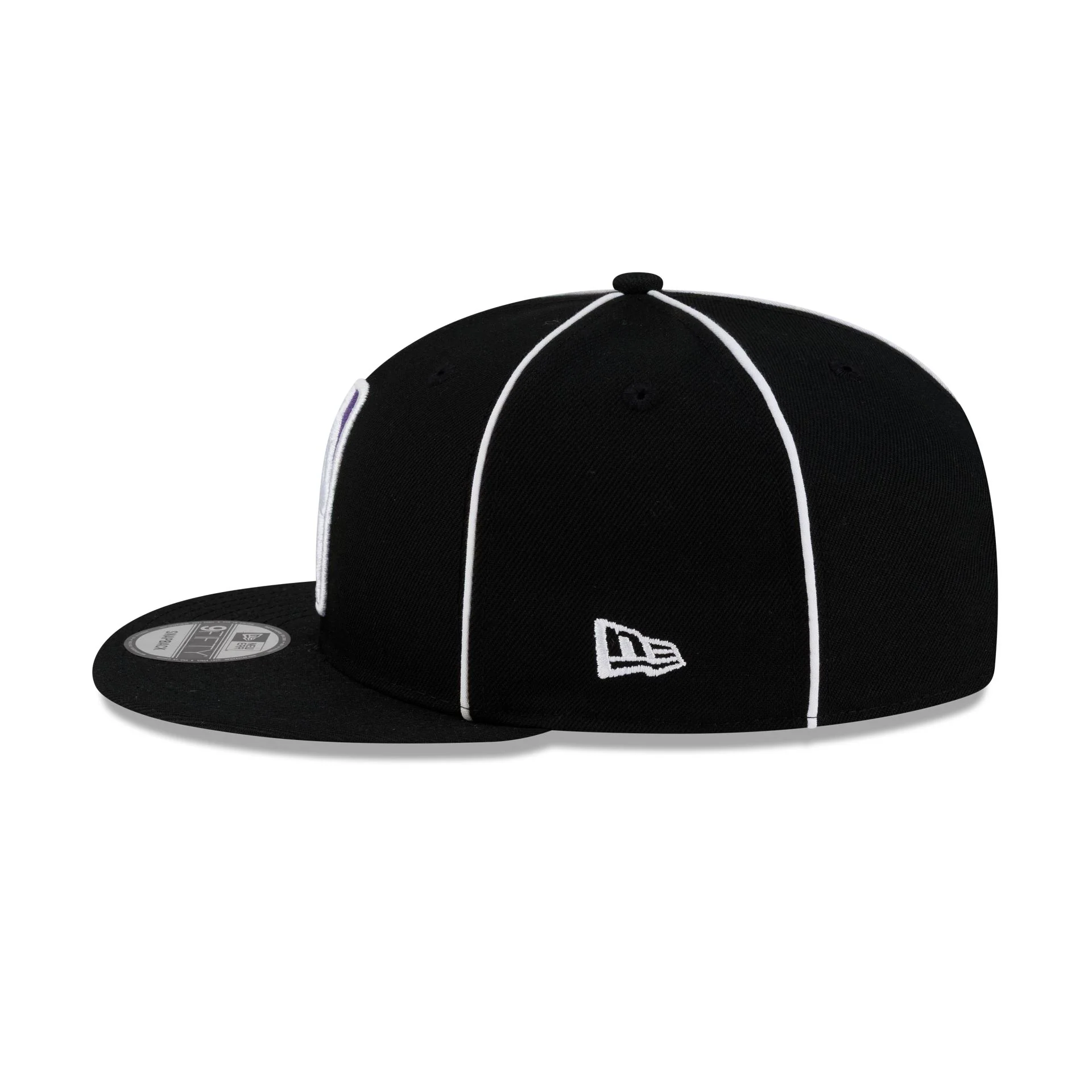 Sacramento Kings Hardwood Classics 2000s Piping 9FIFTY Snapback Hat - Image 5