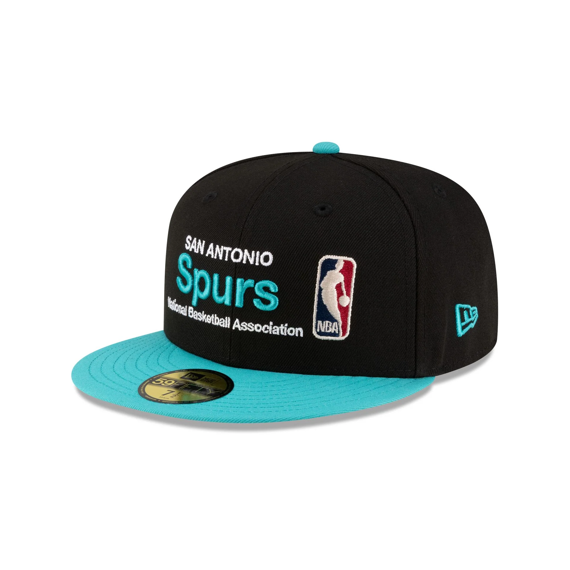 San Antonio Spurs 1989-2002 Hardwood Classics Sign Stack 59FIFTY Fitted Hat - Image 3