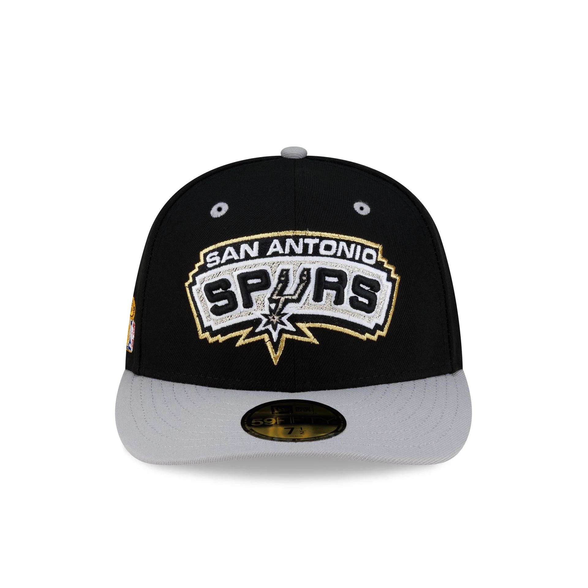 San Antonio Spurs 2003 Finals Black & Gold 59FIFTY Fitted Hat - Image 2